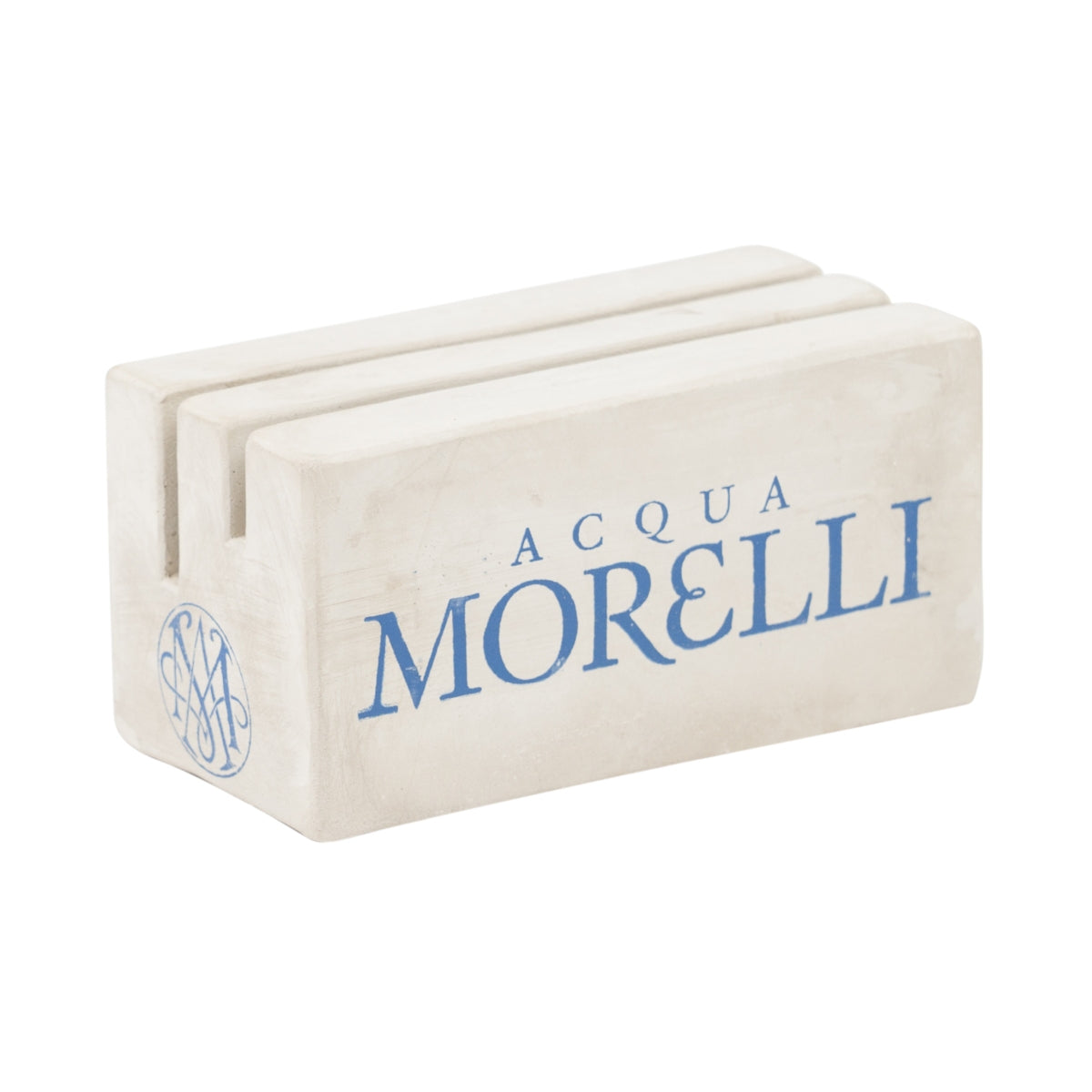 Acqua Morelli Porte-cartes 10x5 béton gris Menu Présentoir de table Gastro