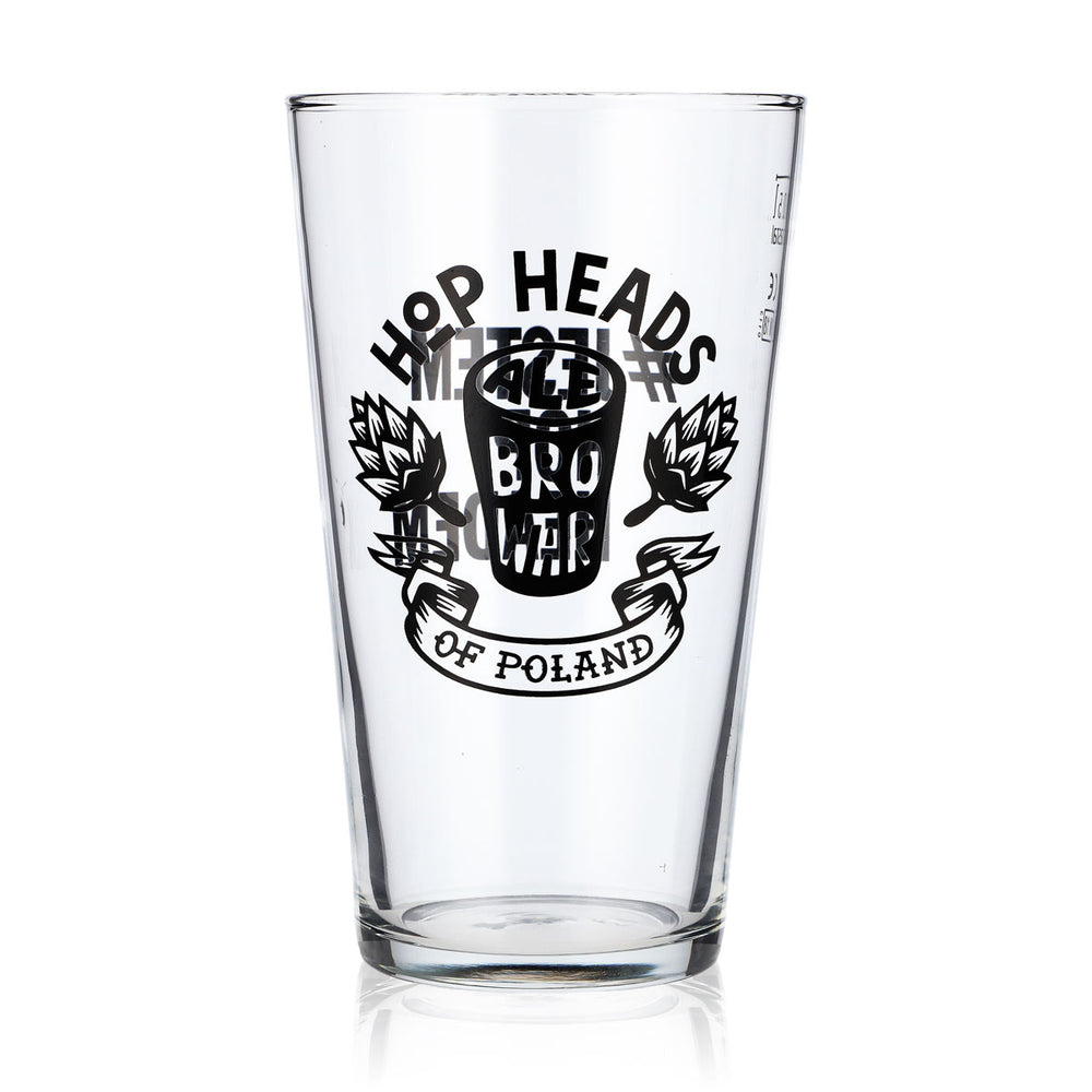 Verre à bière AleBrowar 0,5 l Verres à bière Willi Becher Hop Heads of Poland Rastal