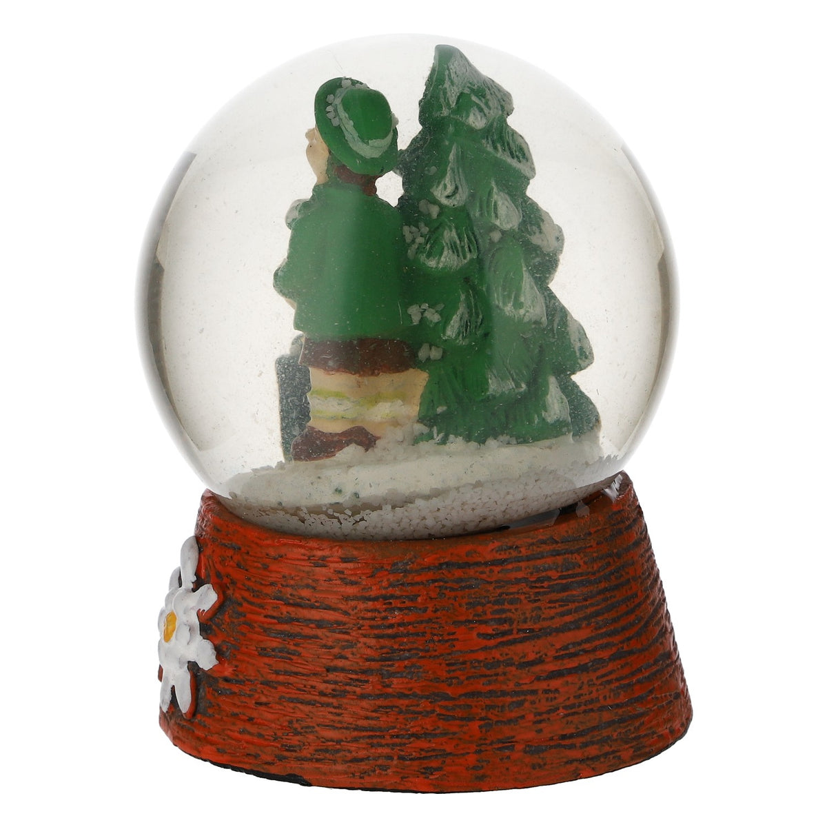 Brasserie de l'Allgäu Boule à neige avec tourbillon de neige Hiver avec Büble – Vue 4