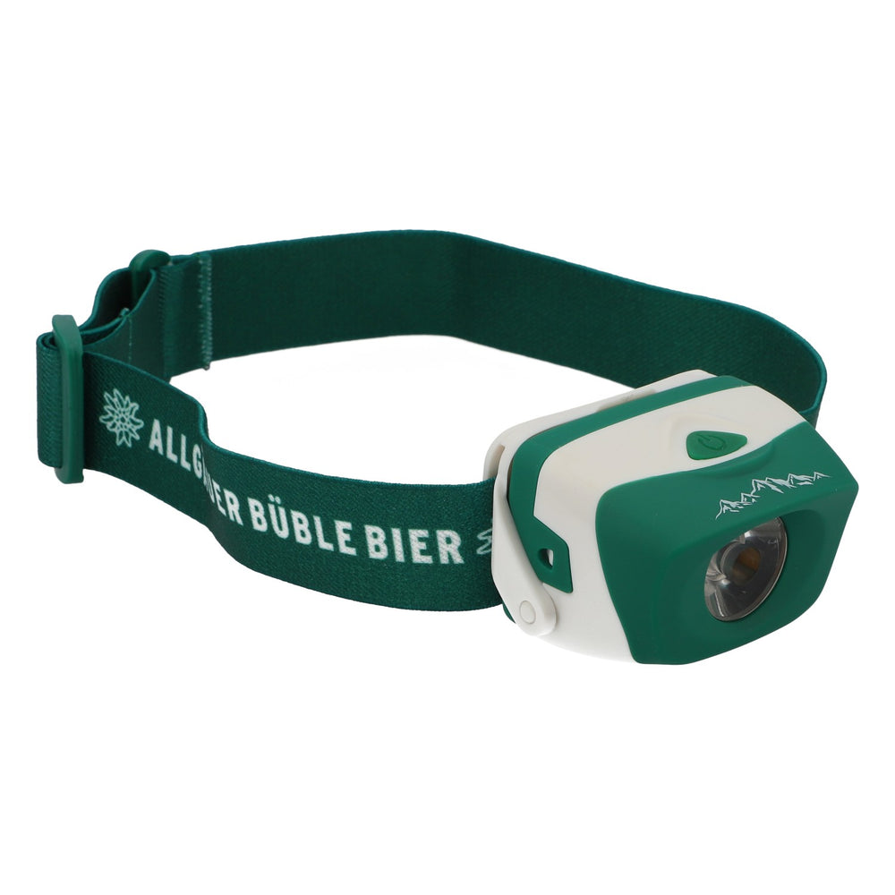 Lampe frontale LED Allgäuer Brauhaus Lampe frontale Lampe de vélo 70 lumens 3 niveaux d'éclairage