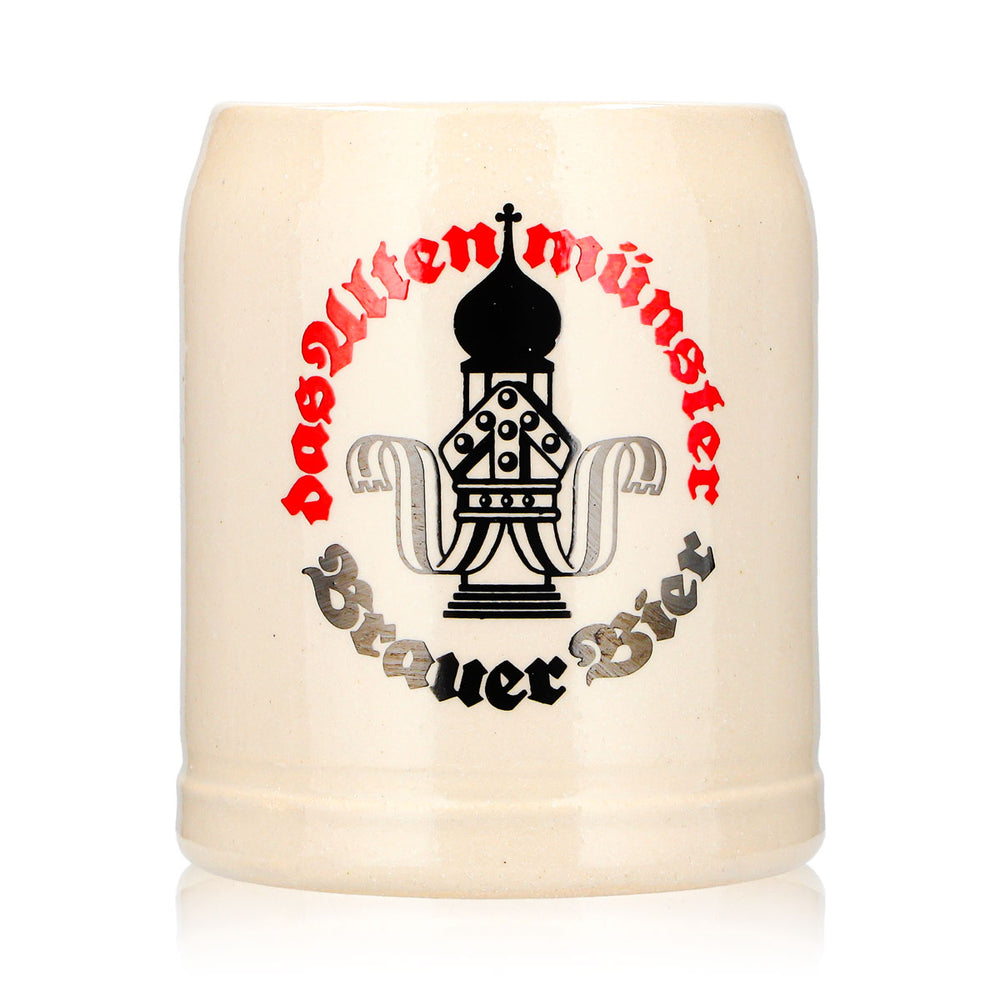 Chope de bière Altenmünster 0,3 l en terre cuite, verre Seidel