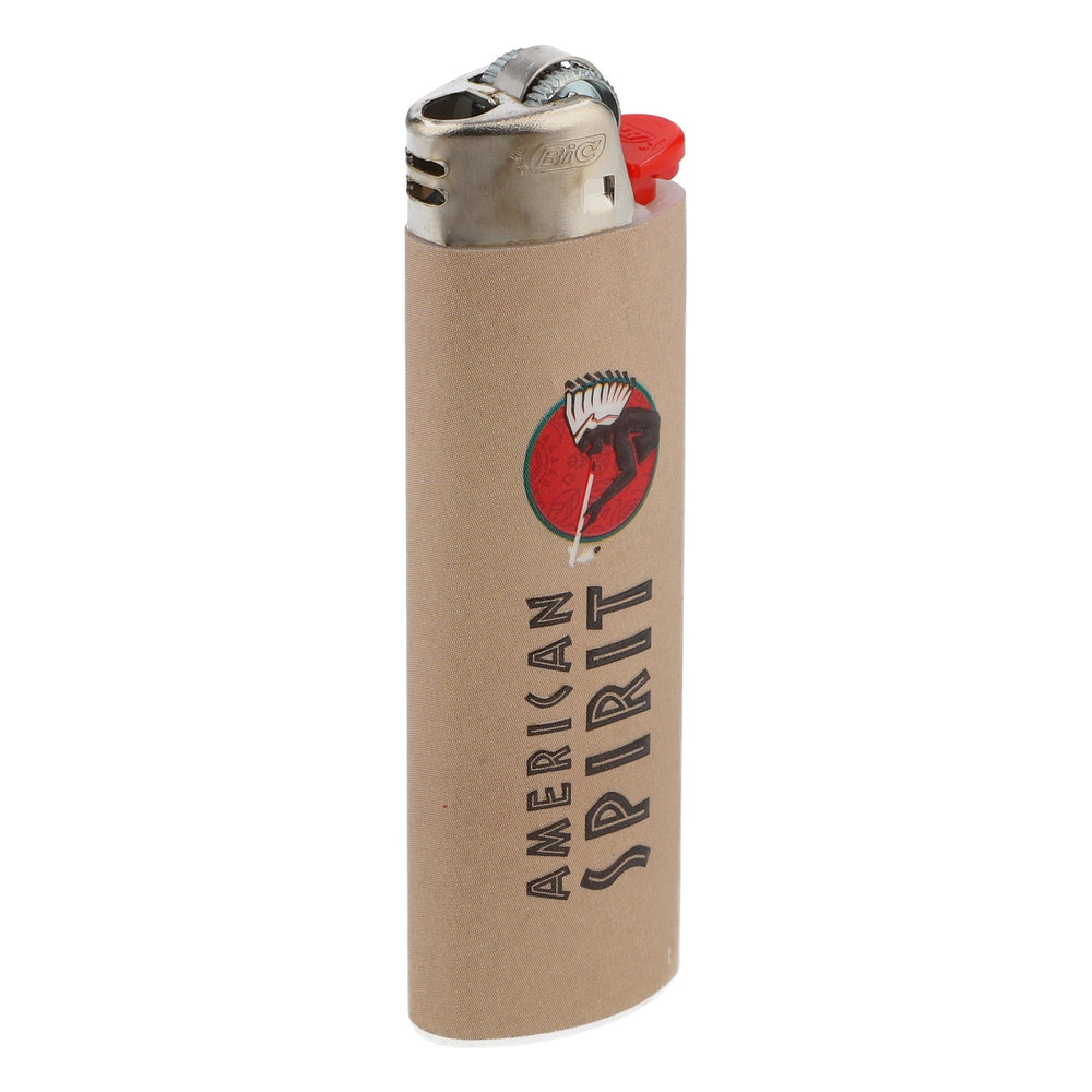 Briquet American Spirit Tabac Lighter Reibrand Beige BIC Maxi