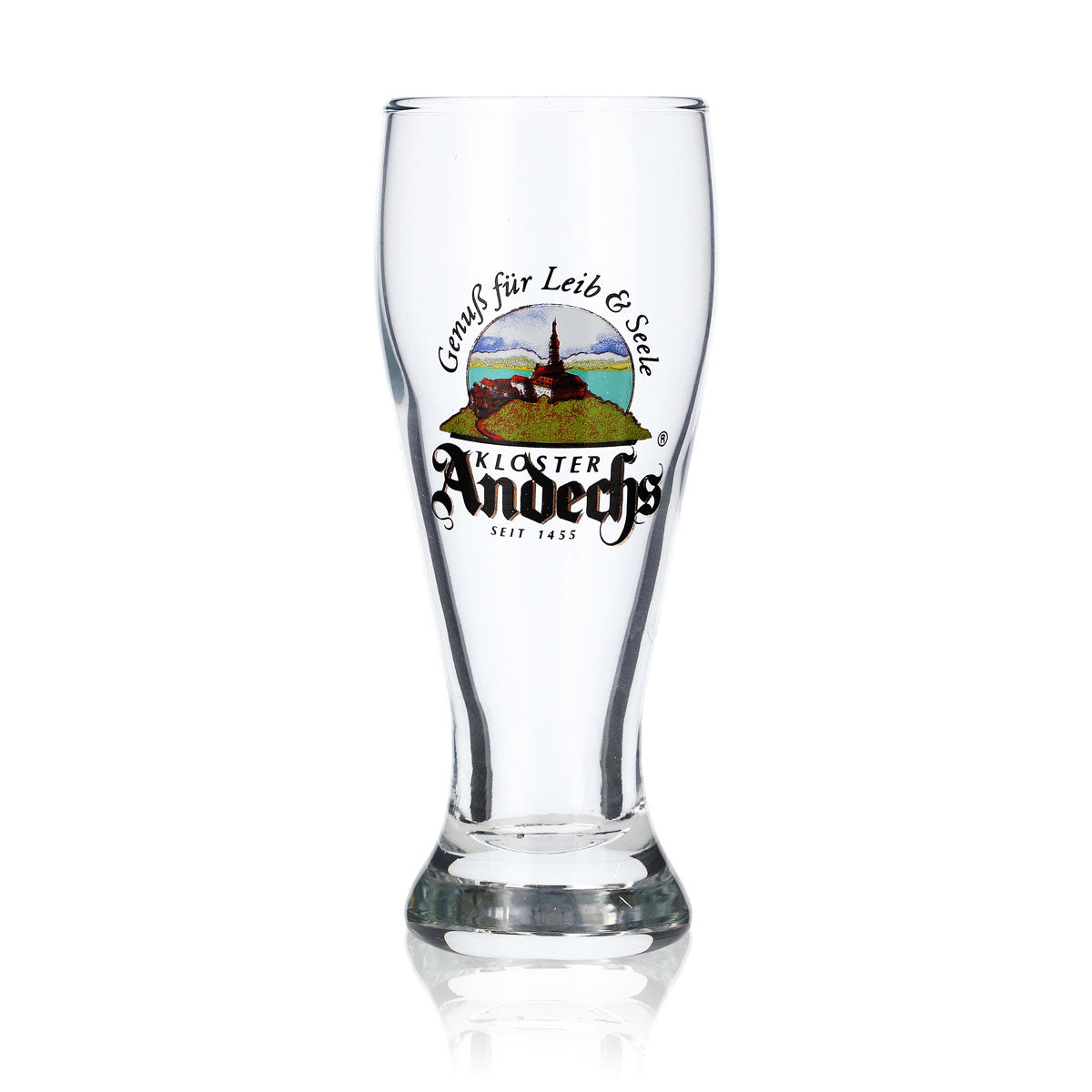Verre à bière Andechs Verre de bienvenue Verre de réception 0,065 l Mini-verre à bière blanche