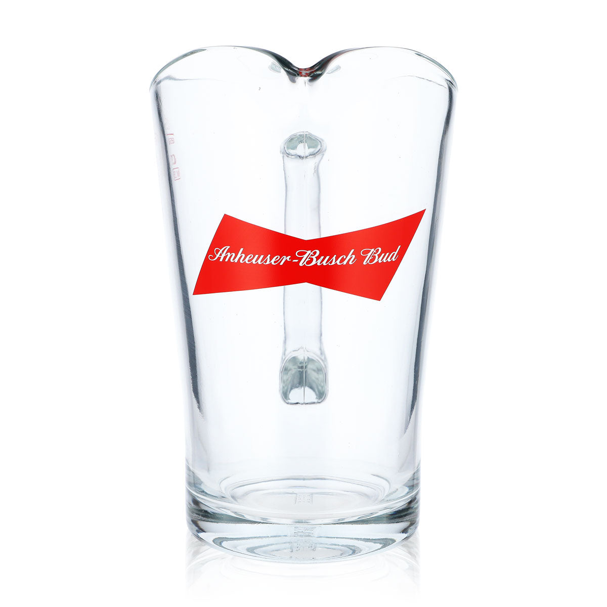 Pichet à bière Anheuser Busch Bud, 1,5 l, en verre, style Louisiane