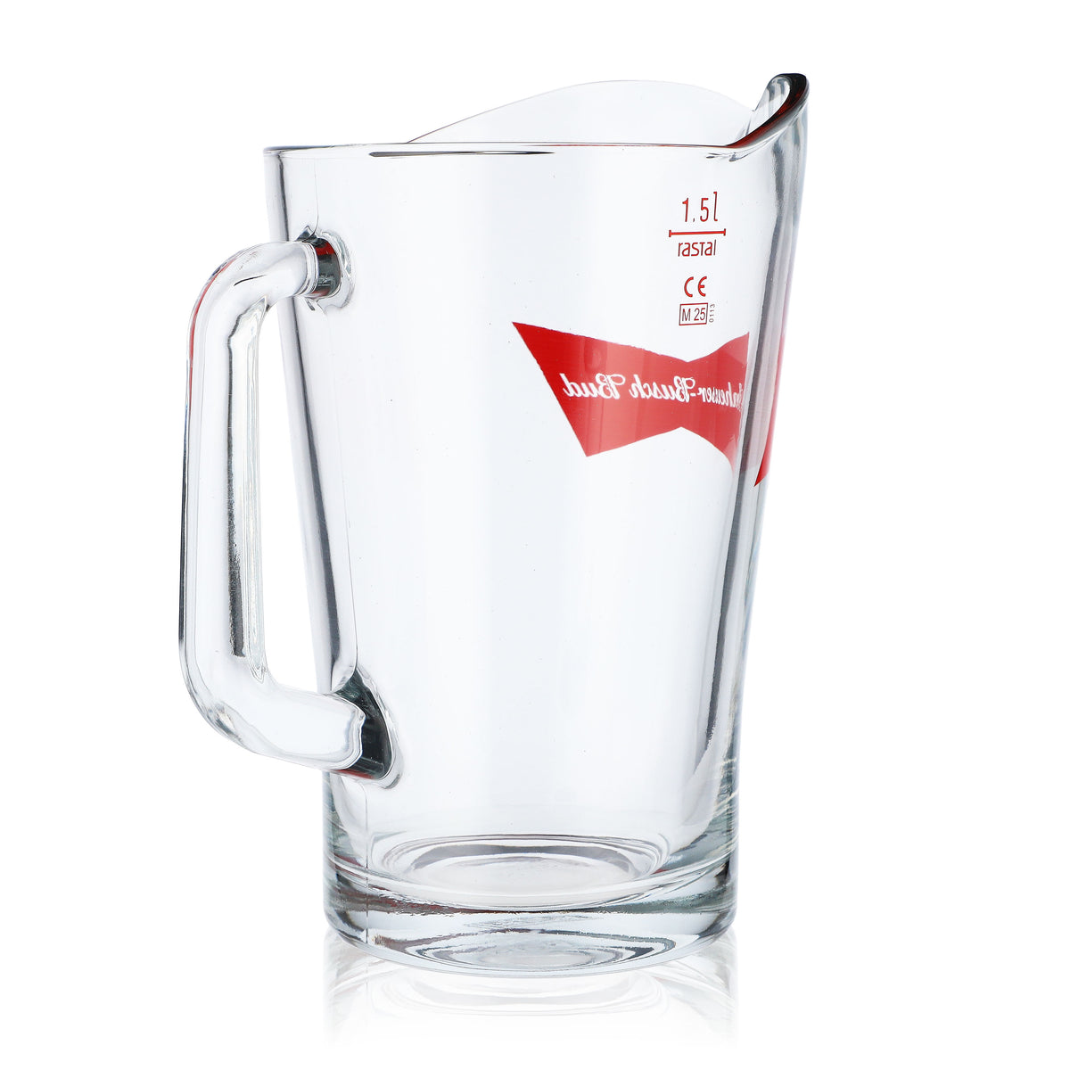 Pichet à bière Anheuser Busch Bud, 1,5 l, en verre, style Louisiane – Vue 2