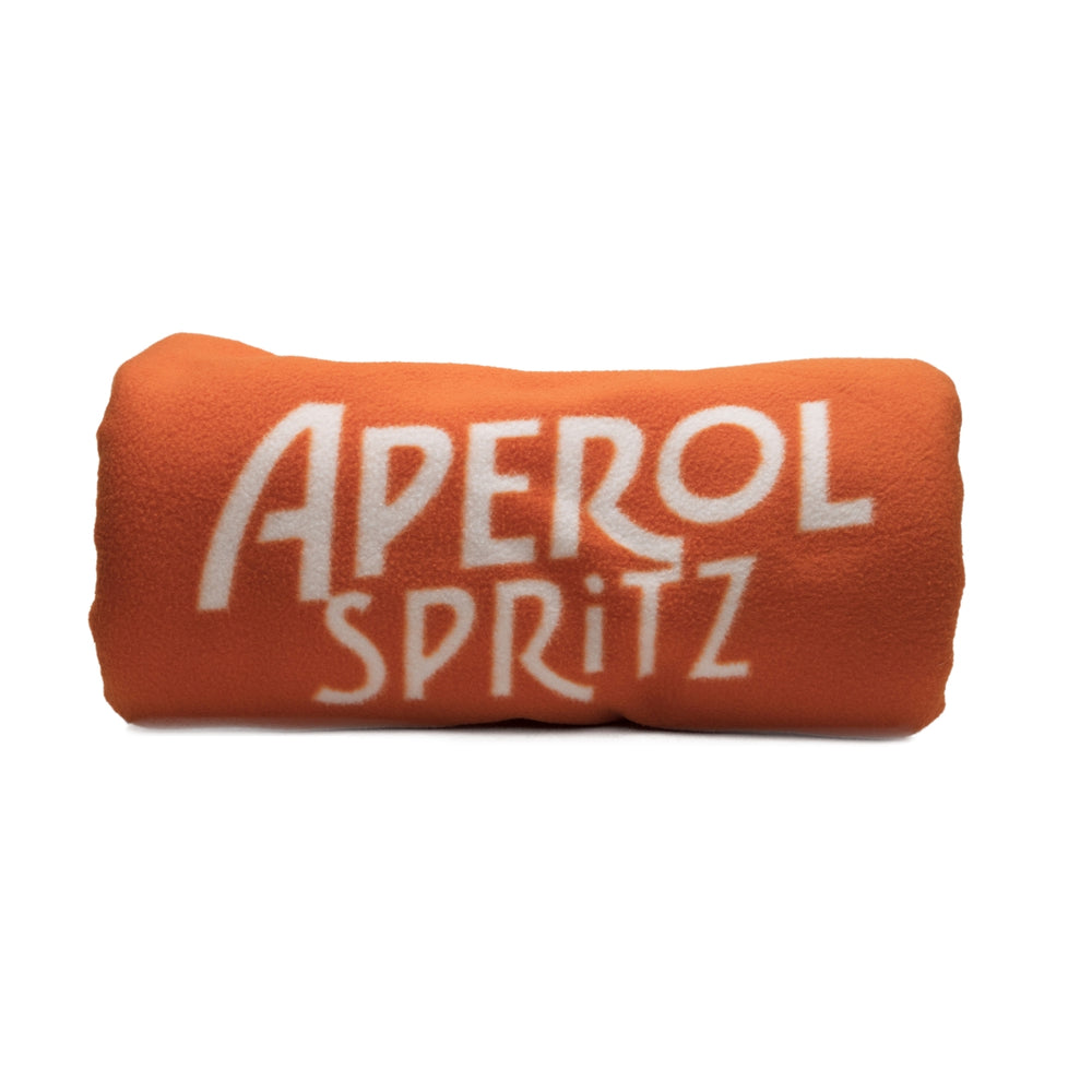 Couverture polaire Aperol Aperitif Orange Bouteilles Logo Pique-nique Hiver