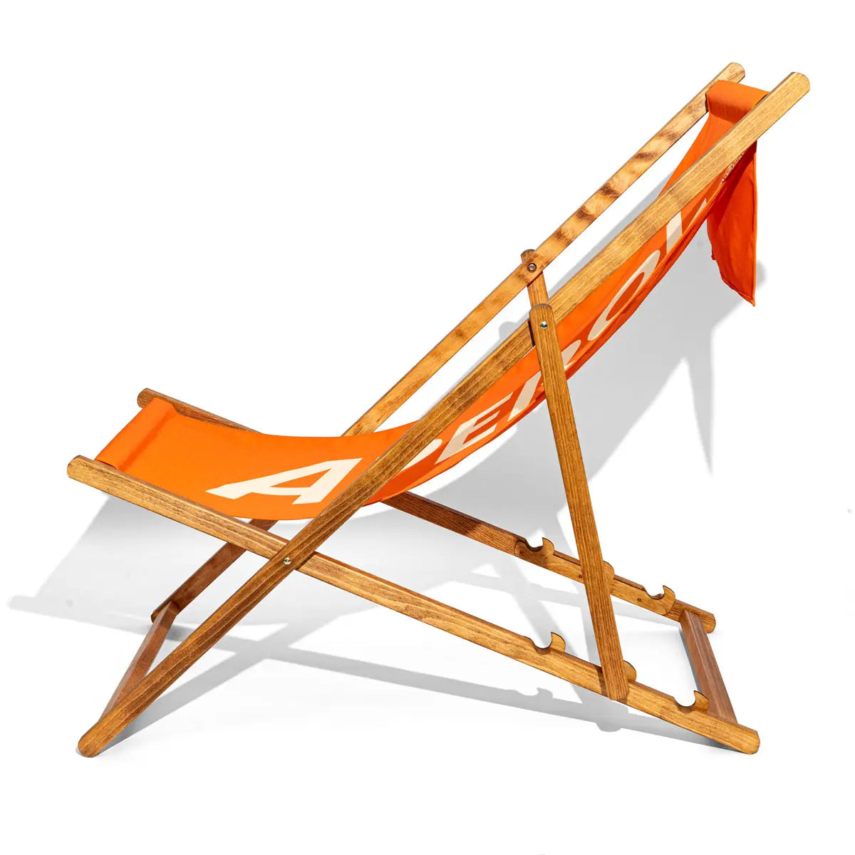 Chaise longue Aperol pliante pour la plage, le jardin, le camping