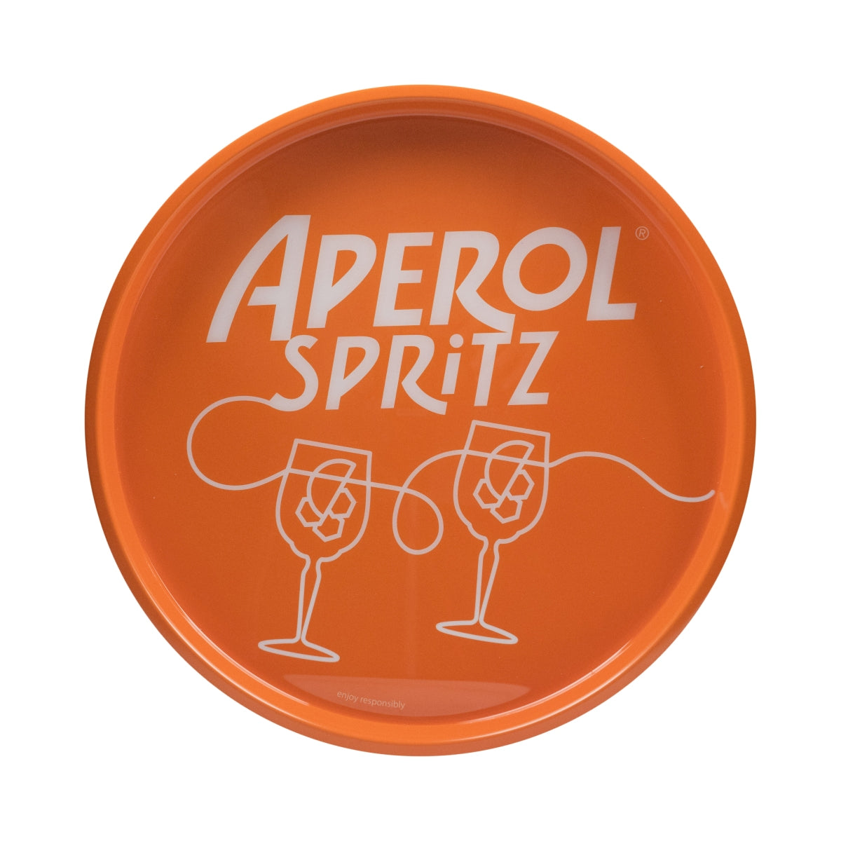 Plateau de service Aperol Ø36,3cm Restauration Serveur Service Tray Service Sprit