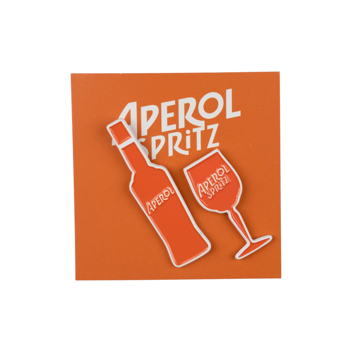 Pin's Aperol Spritz 1 bouteille 1 verre Accessoire iconique Bijou