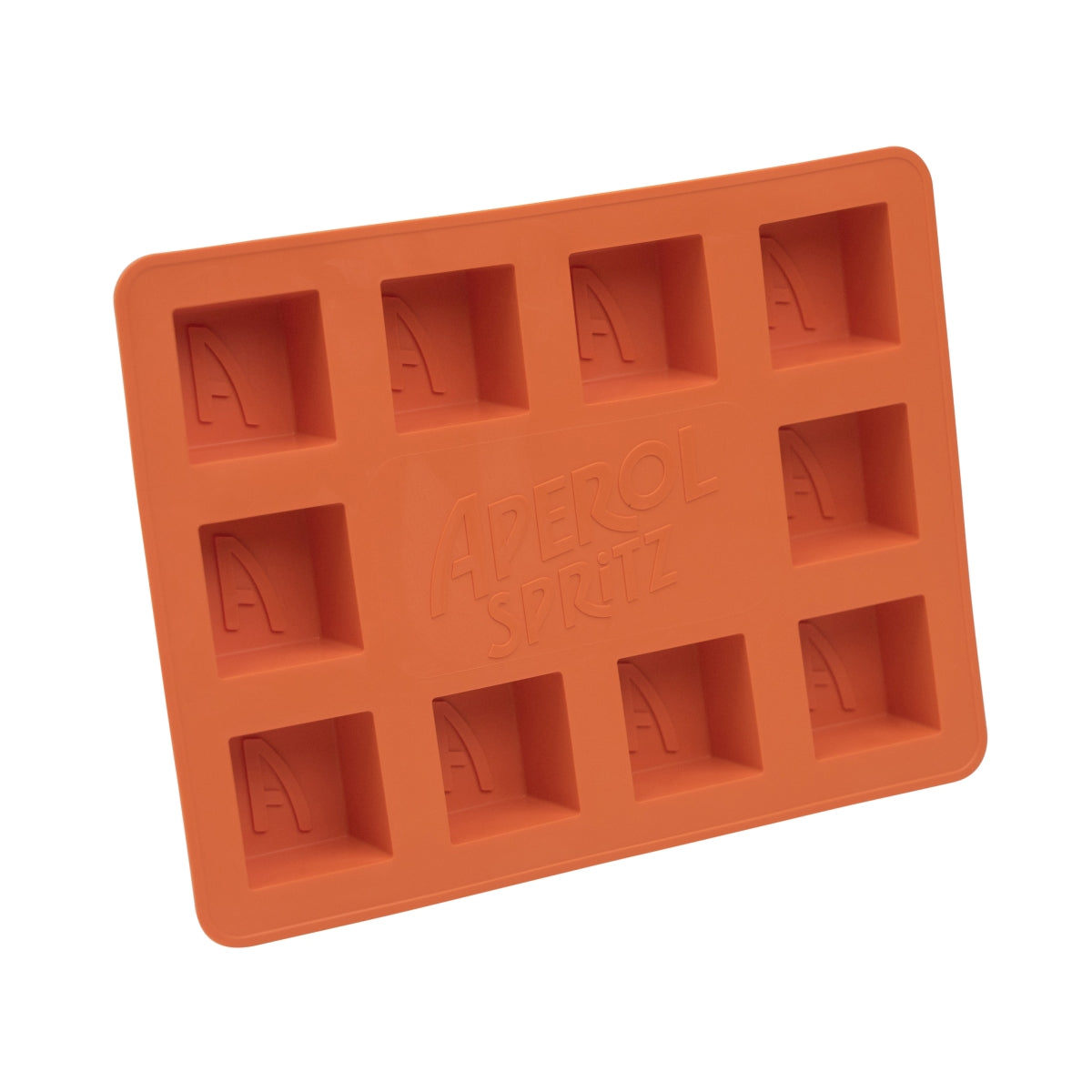 Moule à glaçons Aperol Spritz en silicone orange, grand format, pour machine à glaçons, bac à glaçons – Vue 3