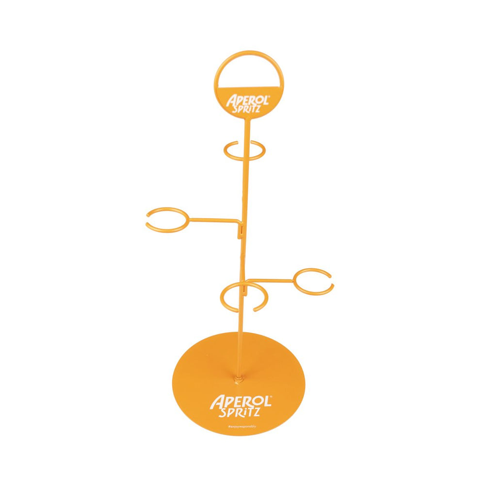 Aperol Spritz Arbre à verres 4 verres Support Décoration Gastronomie Publicité Merchandising