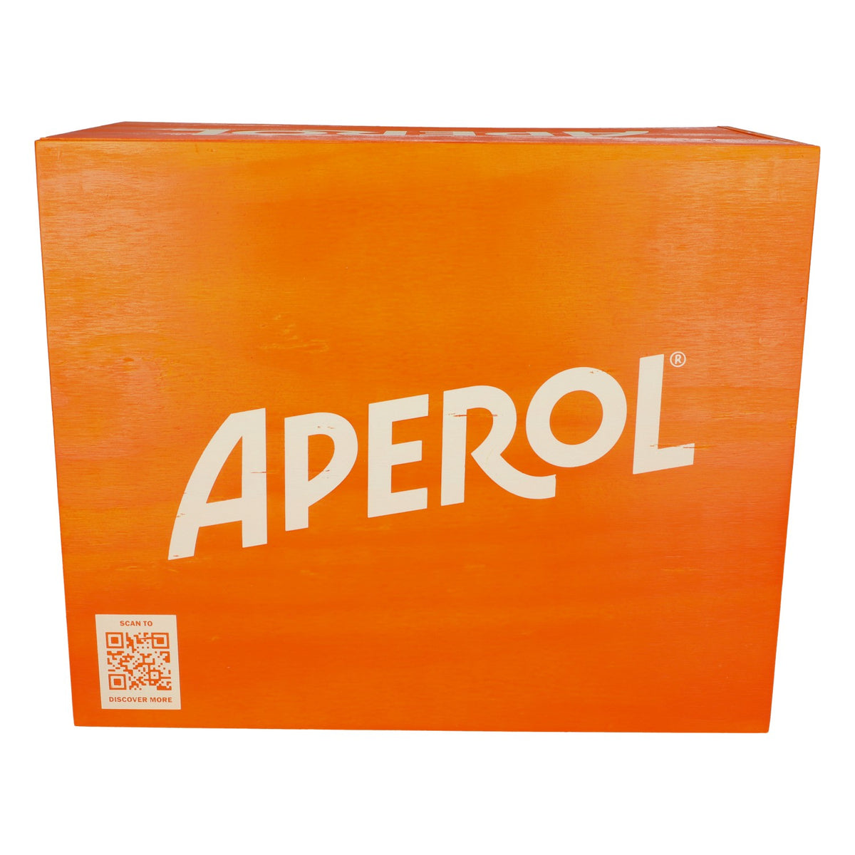 Aperol Spritz Caisse en bois Orange 45x38x26cm Siège Table Extérieur Jardin Boîte Coffre – Vue 4
