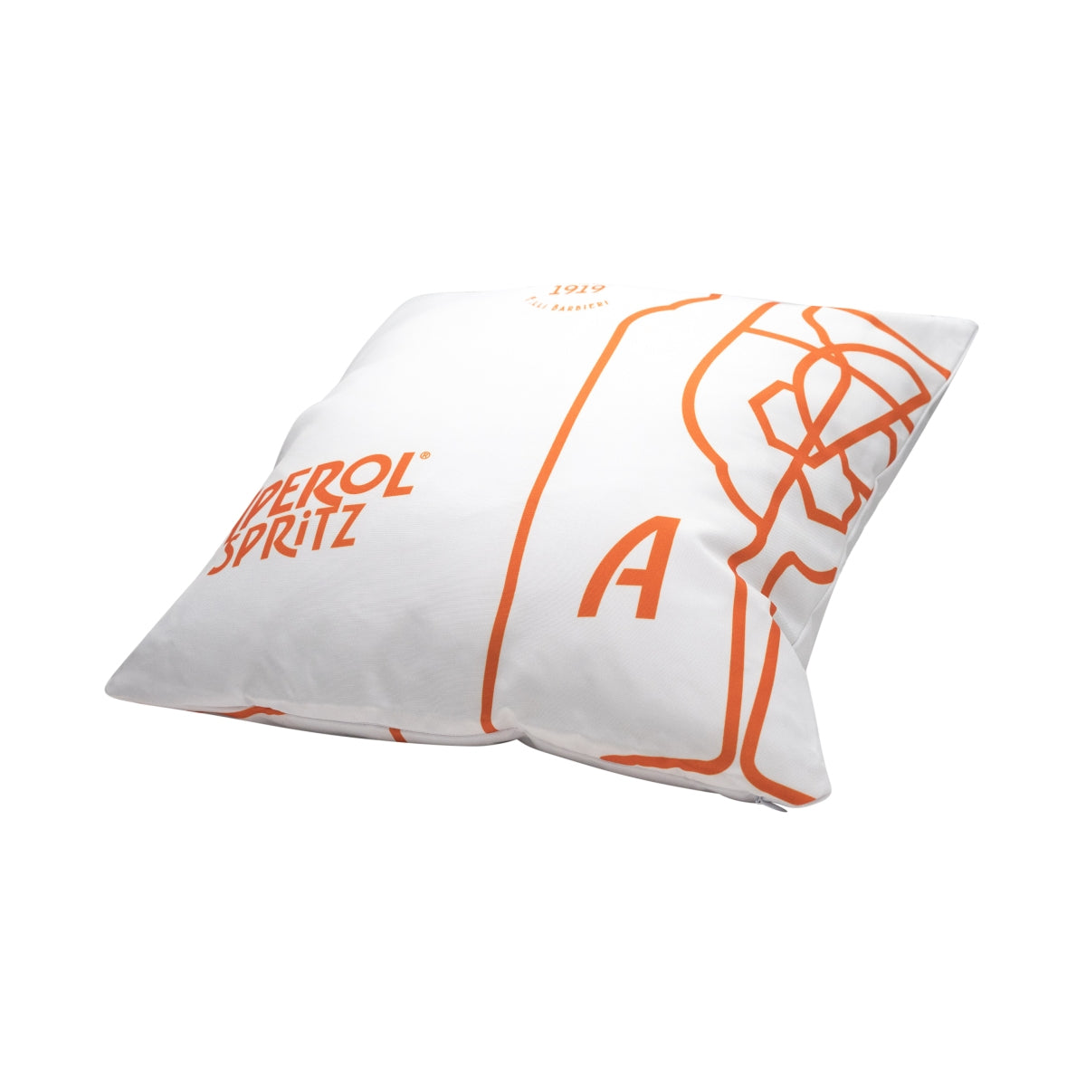 Coussin Aperol Spritz blanc Aperitivo 1919 40x40 Décoration d'extérieur Canapé Lounge Salon – Vue 2