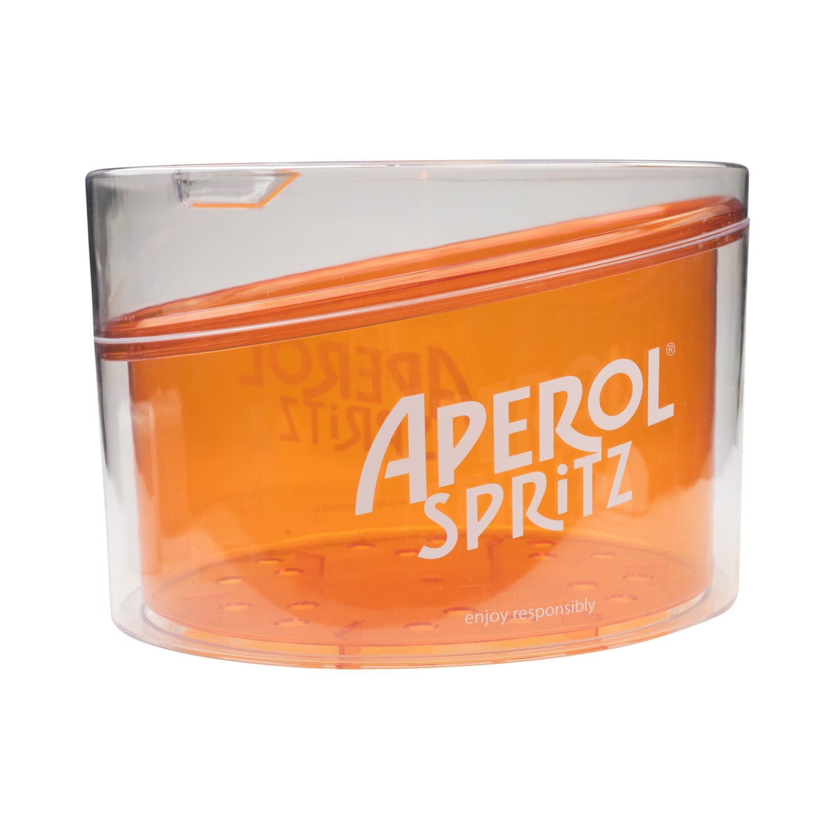 Aperol Spritz Refroidisseur Bac à glaçons Boîte pour bouteilles Refroidisseur à double paroi Bar