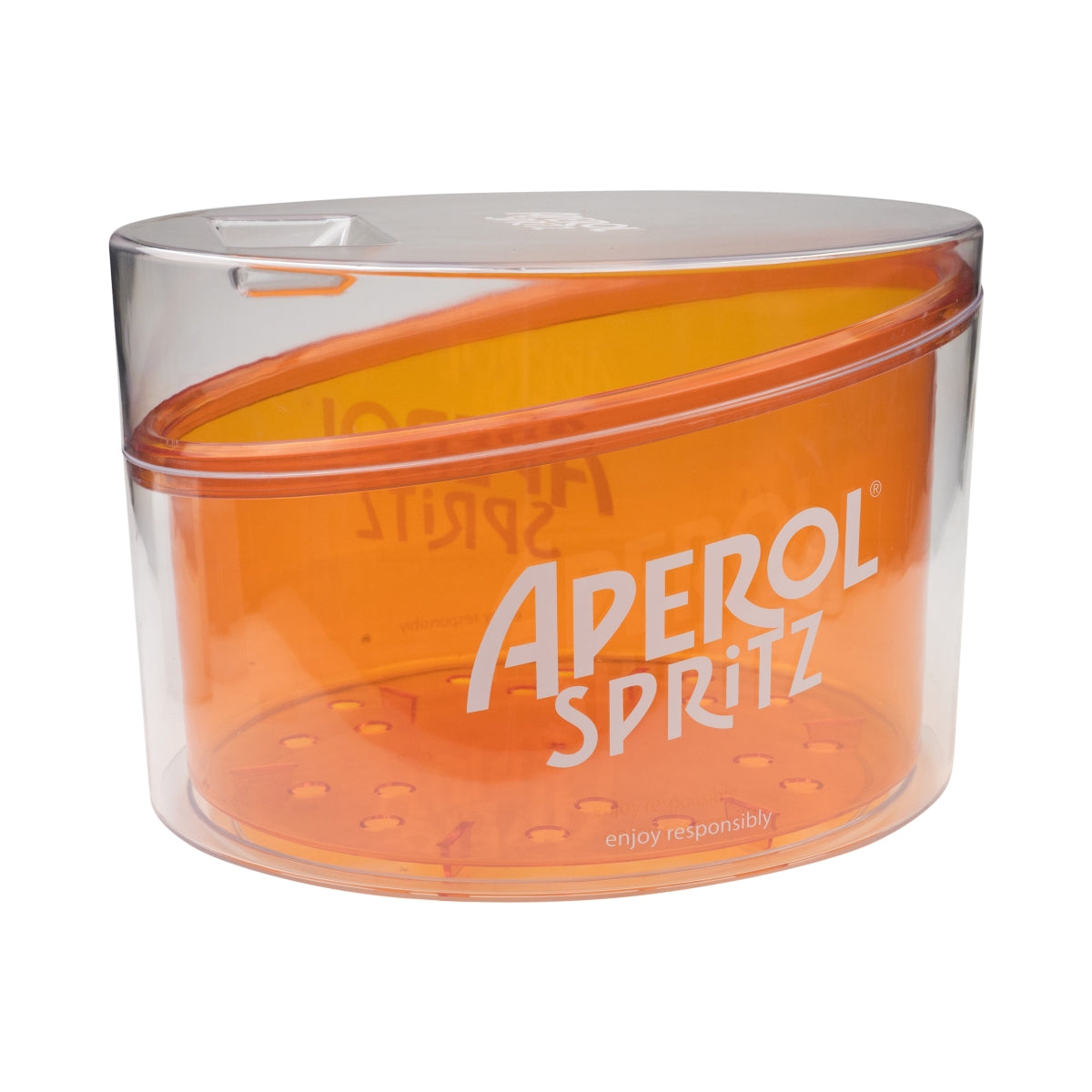 Aperol Spritz Refroidisseur Bac à glaçons Boîte pour bouteilles Refroidisseur à double paroi Bar – Vue 2