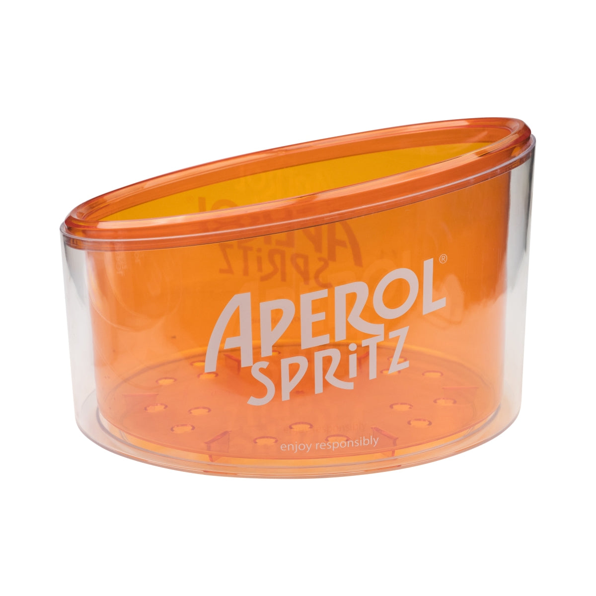 Aperol Spritz Refroidisseur Bac à glaçons Boîte pour bouteilles Refroidisseur à double paroi Bar – Vue 5