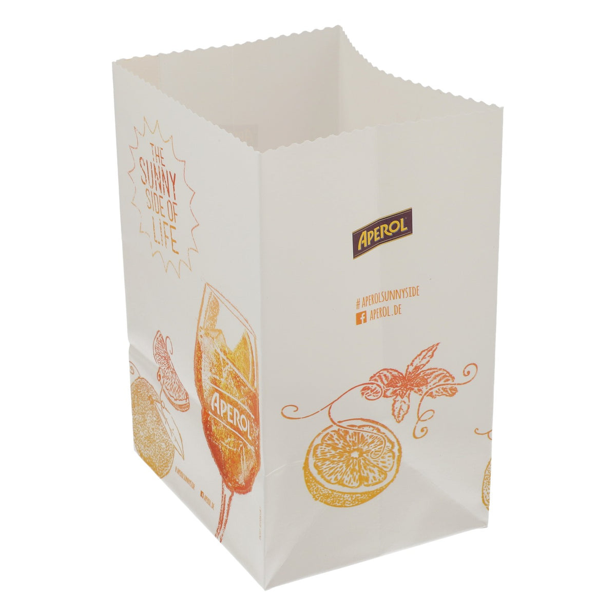 Aperol Spritz Liqueur Sac en papier Bougeoir « The Sunny side of life » – Vue 2
