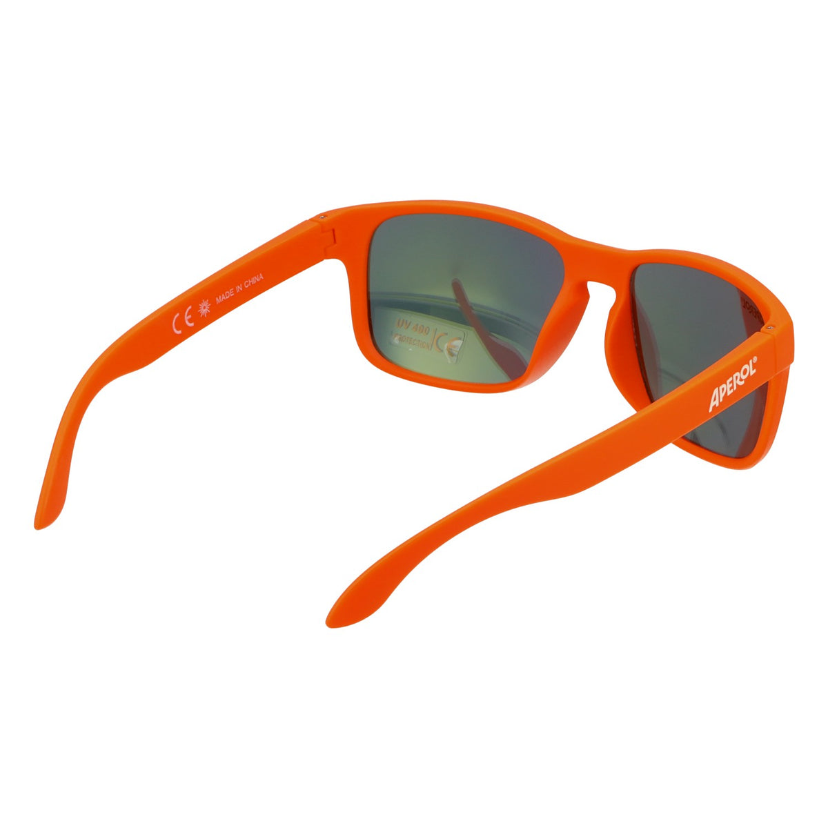 Lunettes de soleil Aperol Spritz UV 400, nouvelle version 2025, orange avec logo blanc – Vue 4