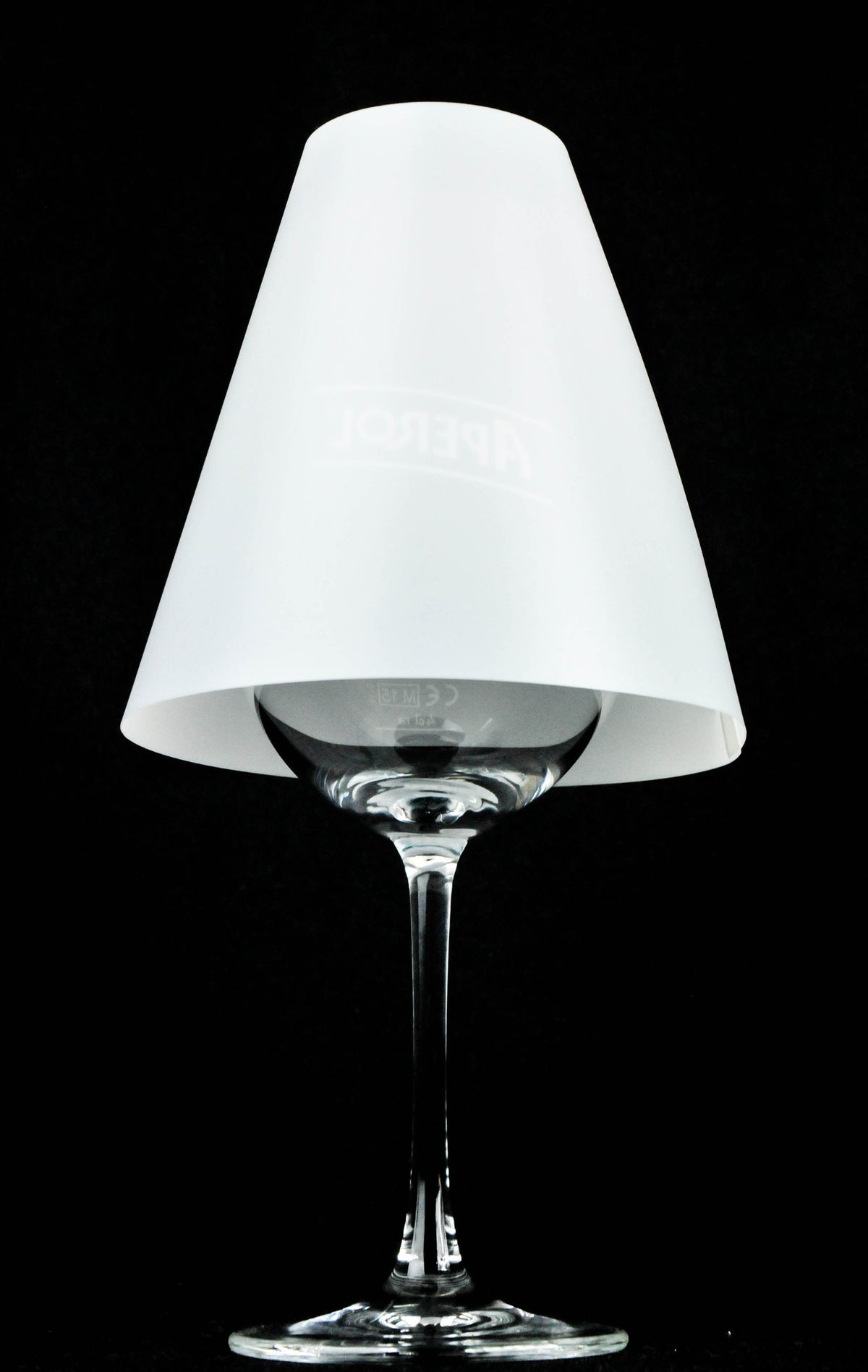 Aperol Spritz Liqueur Bougeoir Verre à bougie Couvercle en plastique Rond – Vue 2