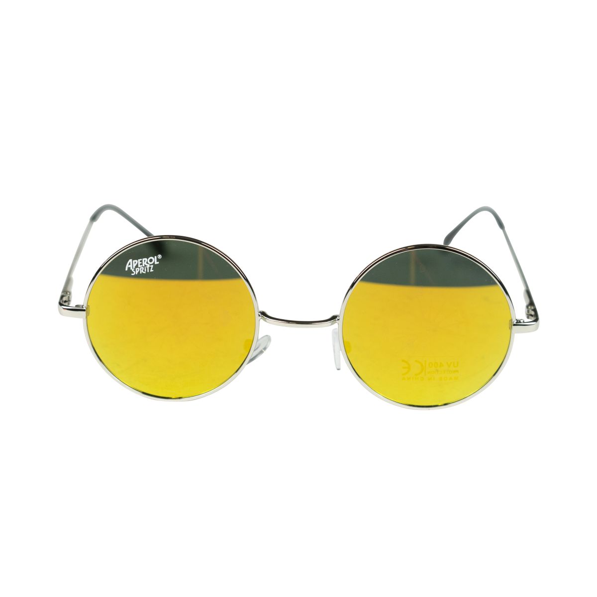 Lunettes de soleil Aperol Spritz Lunettes de soleil en acier inoxydable Teinte orange Protection UV Merch – Vue 4