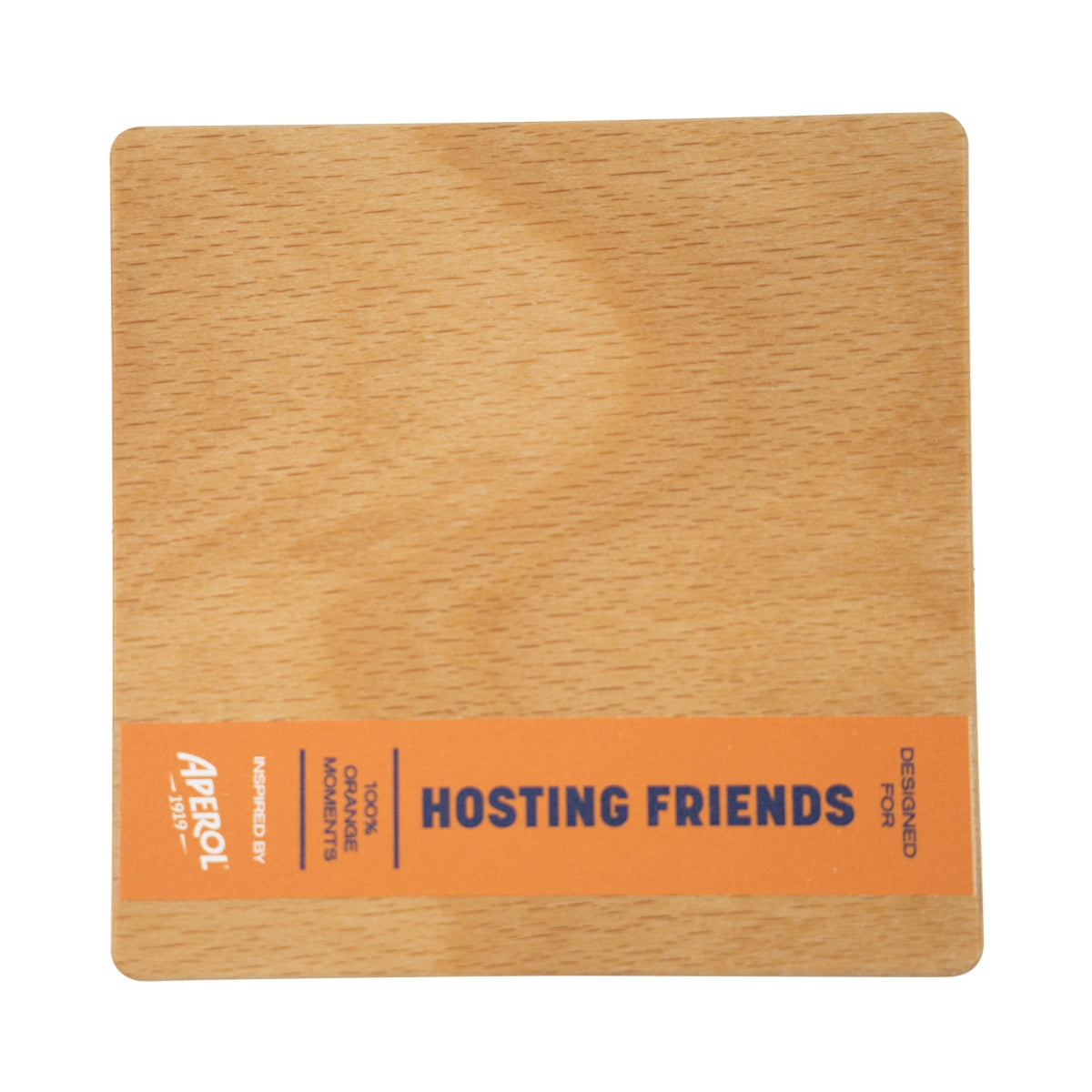 Sous-verre Aperol Spritz Coaster Sous-verre à bière 9,8 x 9,8 cm Gastronomie Boissons Verre Bar