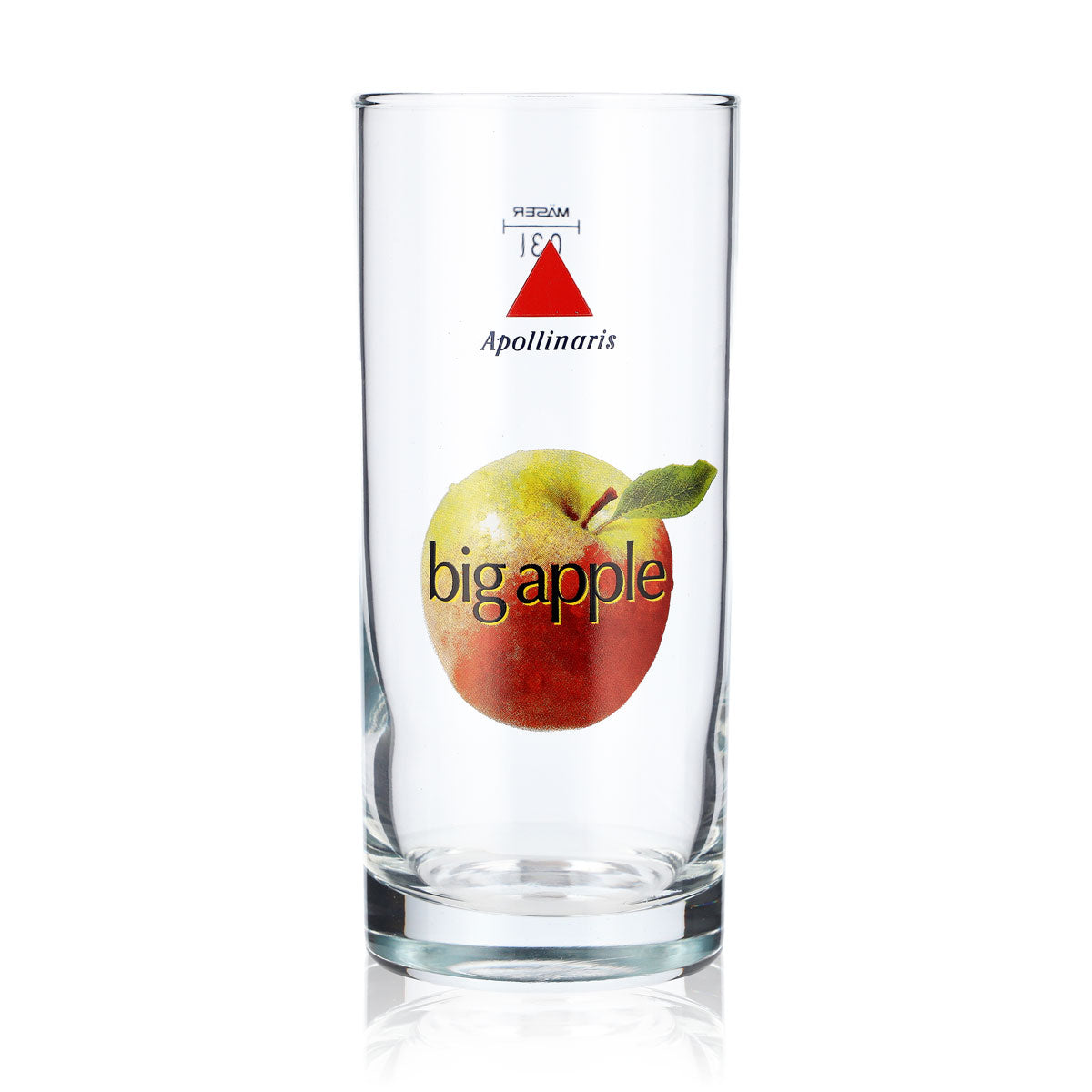 Verre à boisson gazeuse Apollinaris Verres Willi 0,3 l Gobelet Willi Logo Bigapple