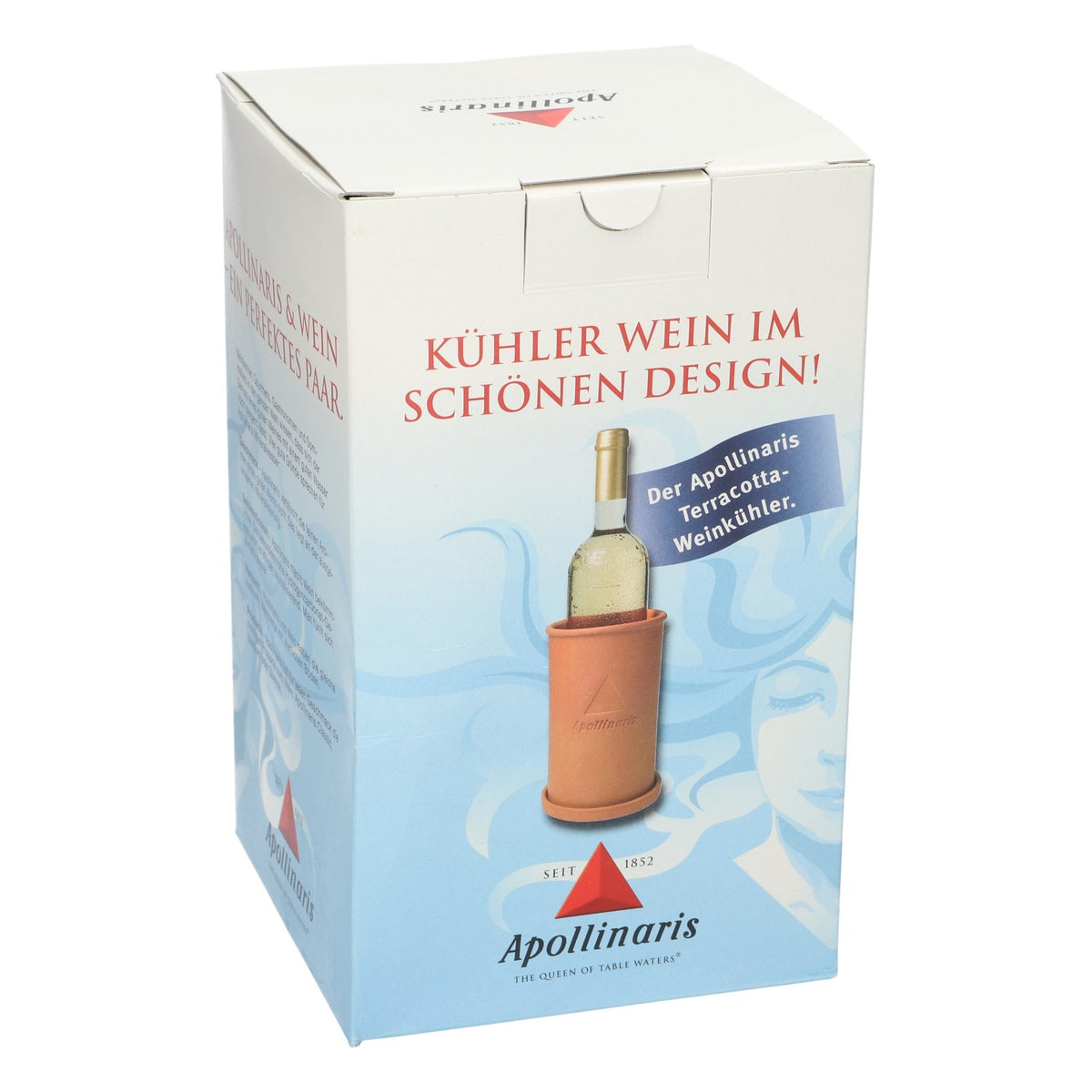 Apollinaris Argile Refroidisseur de bouteilles Refroidisseur de conférence Céramique Terracotta Refroidisseur de vin – Vue 3