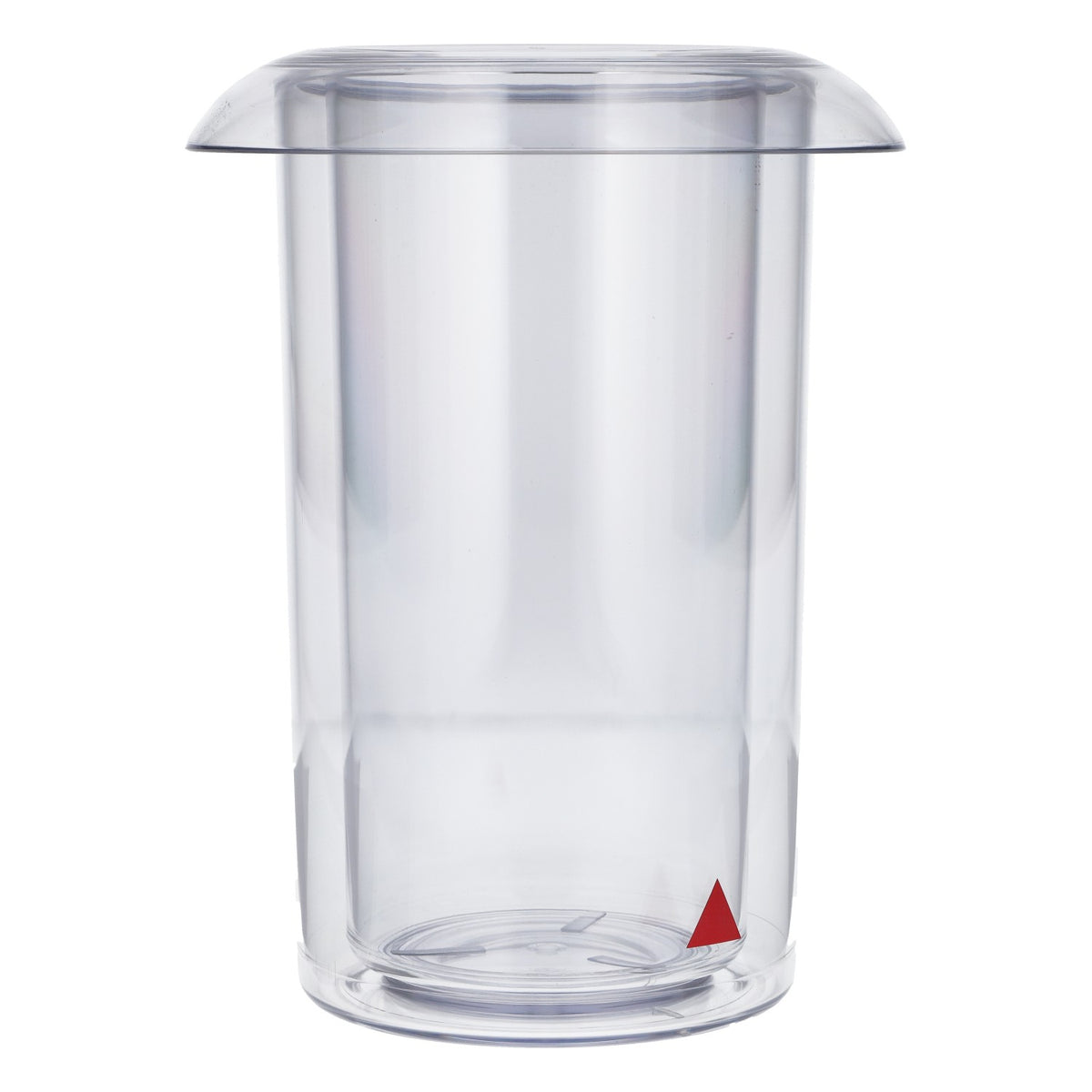 Refroidisseur de bouteilles d'eau Apollinaris, transparent, sans inscription, à double paroi – Vue 2