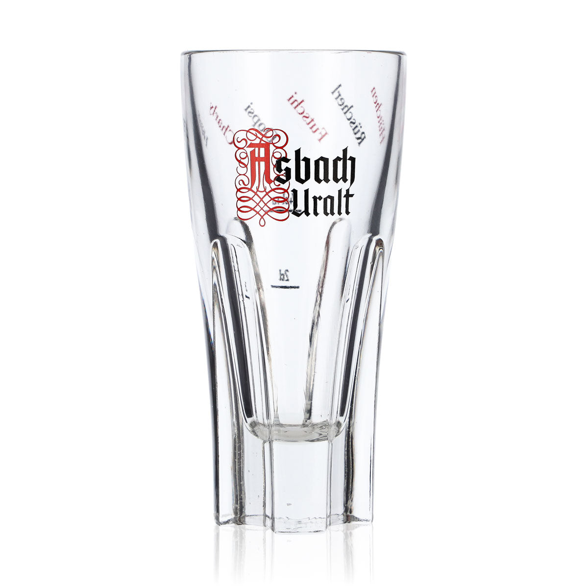 Verre à eau-de-vie Asbach Uralt 2 cl/4 cl Verre Futschi avec inscriptions