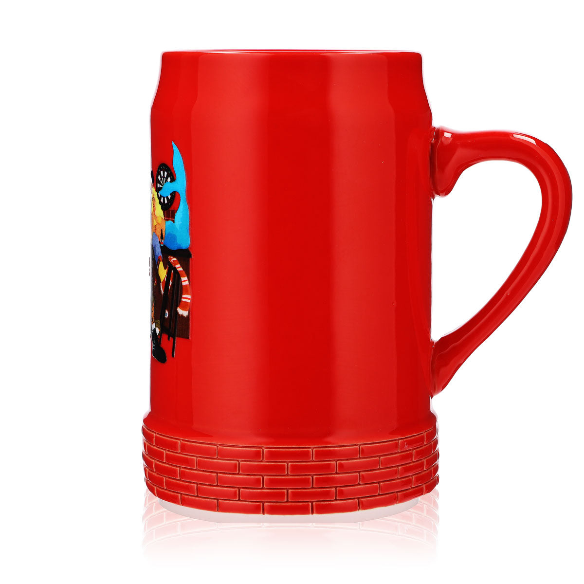Verre à bière Astra 0,75 l Chope de collection Chope en édition spéciale Chope en terre cuite Seidel Rouge – Vue 5