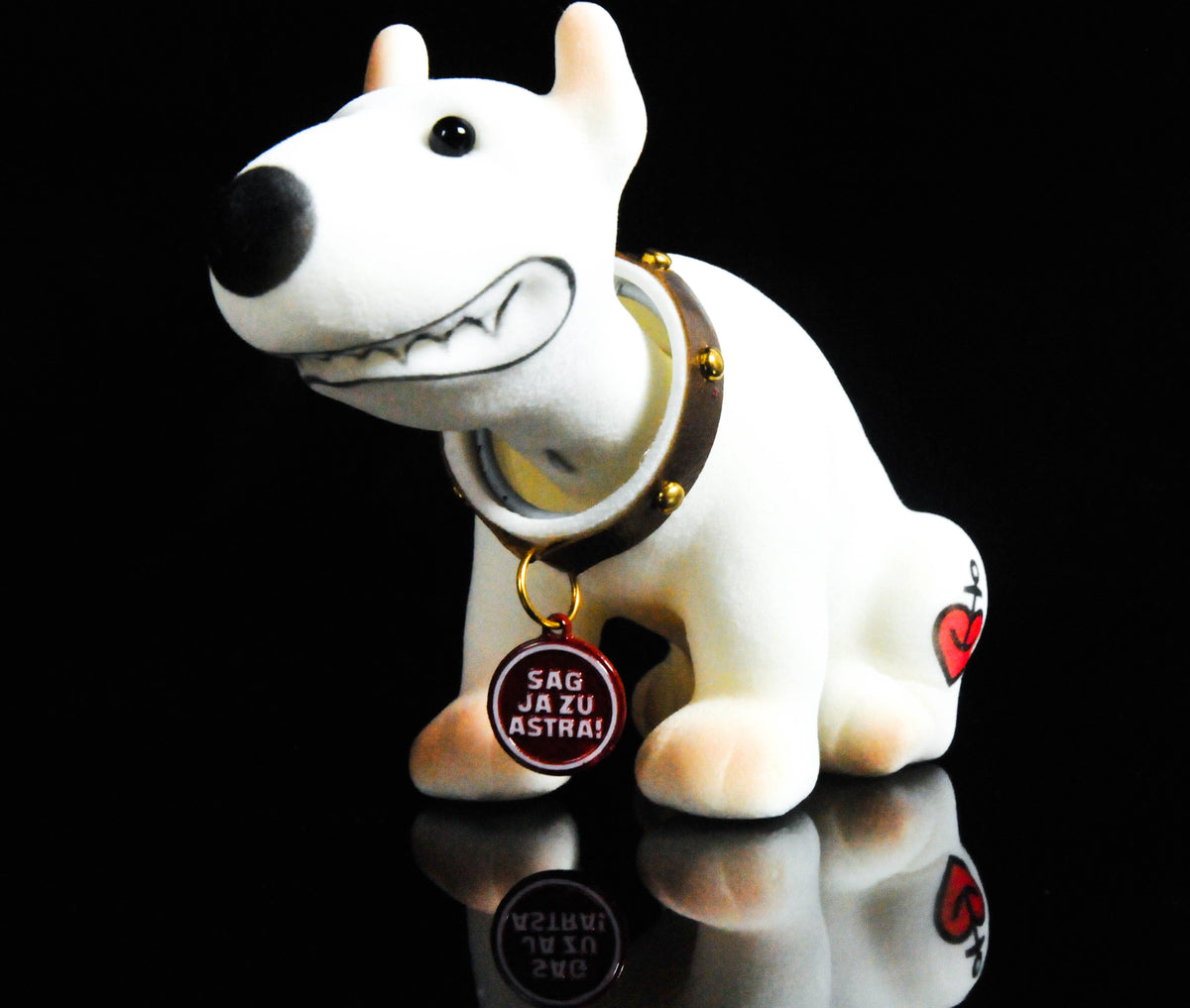 Astra Bier Wackeldackel Terrier petit Reeperbahn Kiez Hambourg gris – Vue 3