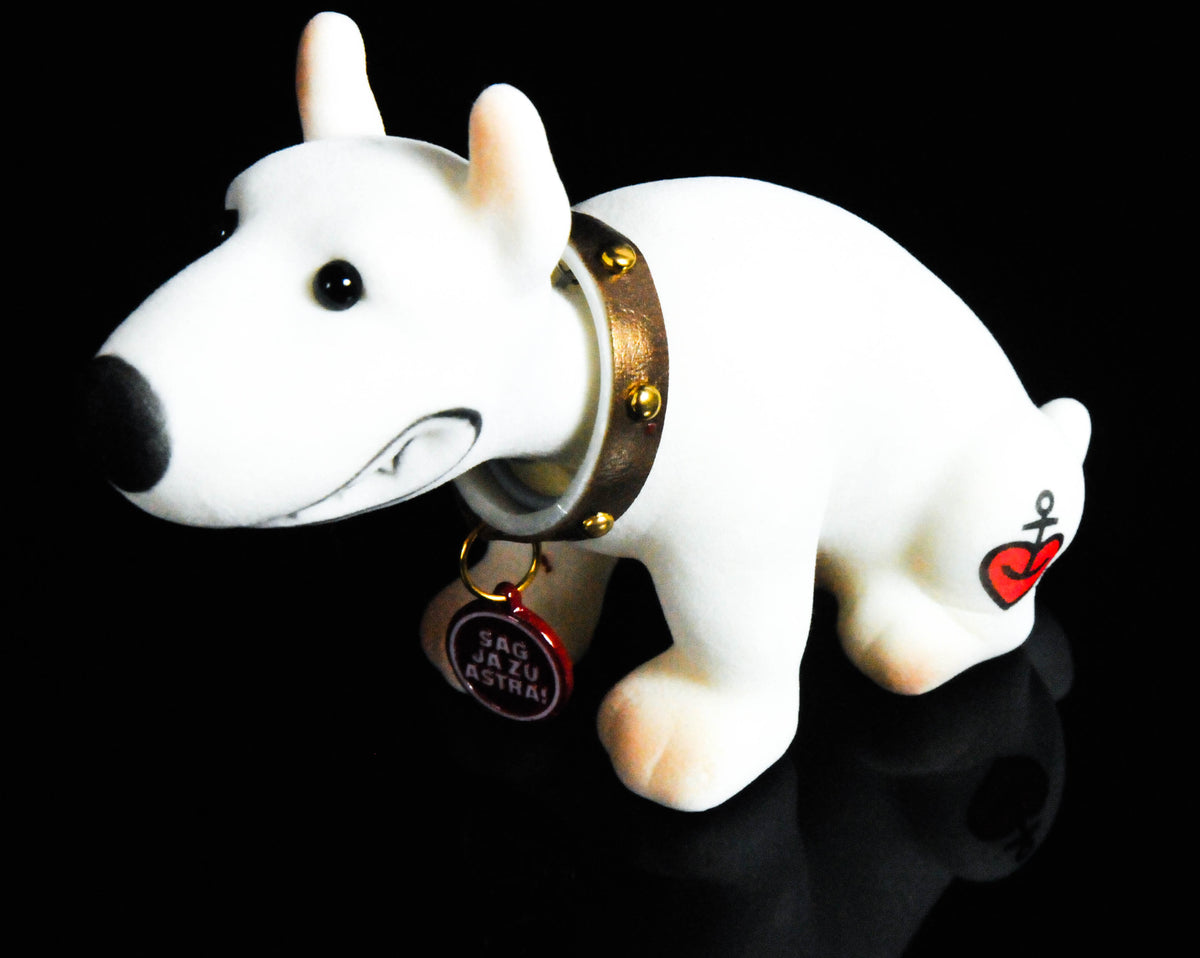 Astra Bier Wackeldackel Terrier petit Reeperbahn Kiez Hambourg gris – Vue 4