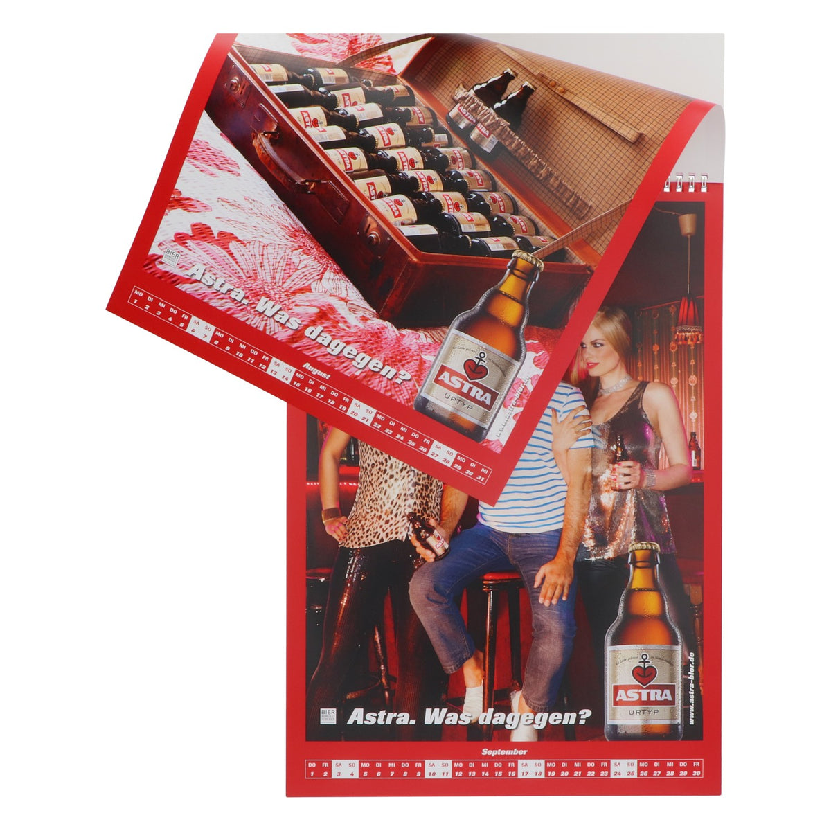 Calendrier mural Astra Bier 2016 Calendrier illustré « Enfin des tablettes de chocolat pour tous » – Vue 2
