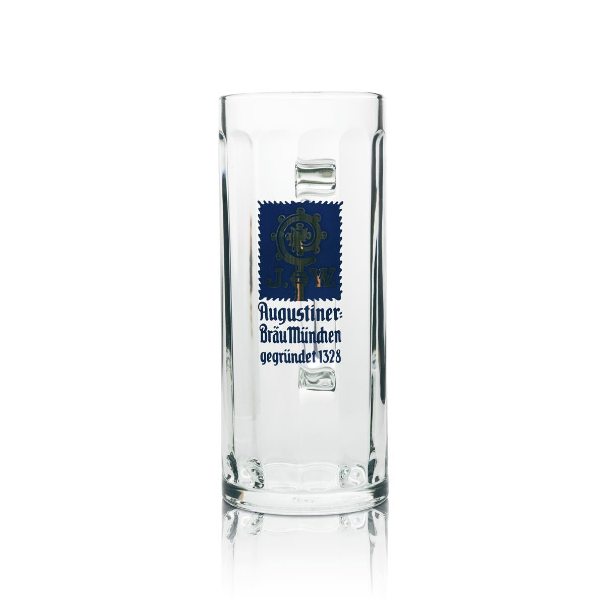 6 verres à bière Augustiner 0,5 l, chope Seidel Rastal – Vue 2