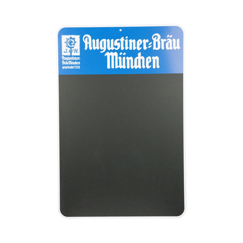 Tableau noir Augustiner Bier 50 x 75 cm Tableau de menu Panneau décoratif pour restaurant Décoration murale Bavière