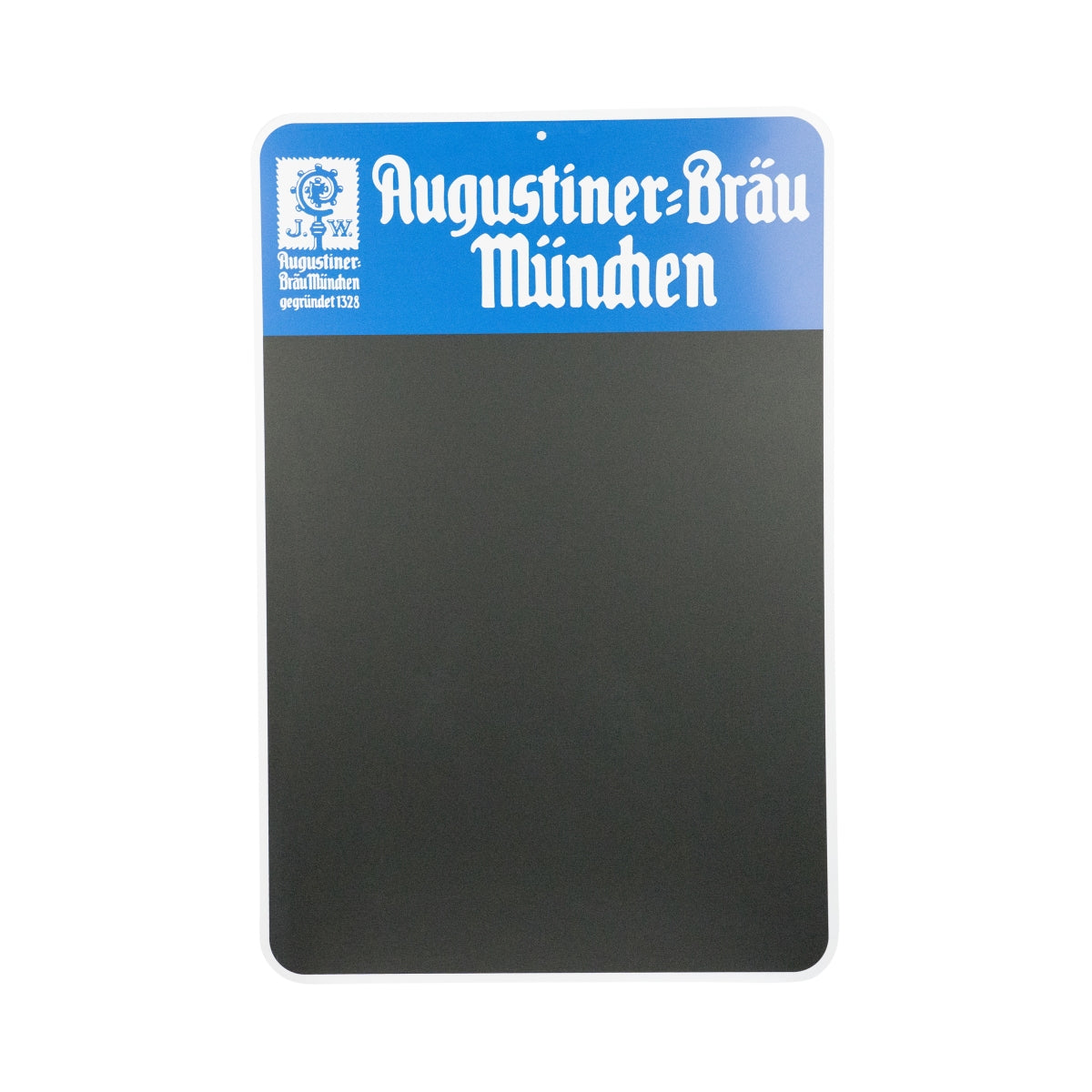 Tableau noir Augustiner Bier 50 x 75 cm Tableau de menu Panneau décoratif pour restaurant Décoration murale Bavière