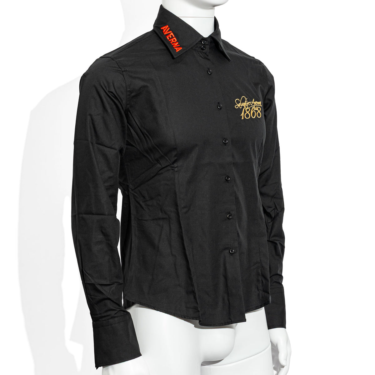 Chemise Averna Likör, taille M, chemisier noir pour femme – Vue 2