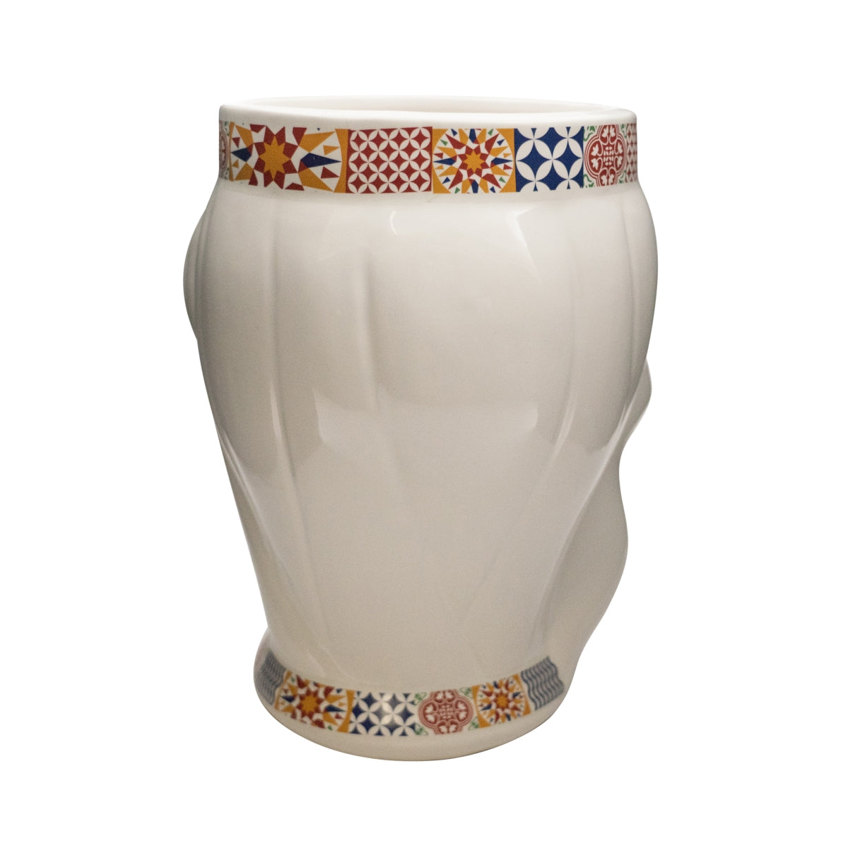Vase Averna Têtes en céramique « Teste di Moro » Homme Décoration Pot de fleurs Buste Salon – Vue 3