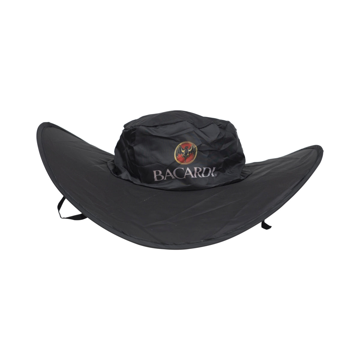 Chapeau pliable Bacardi Rum noir pluie jungle pêcheur casquette – Vue 2