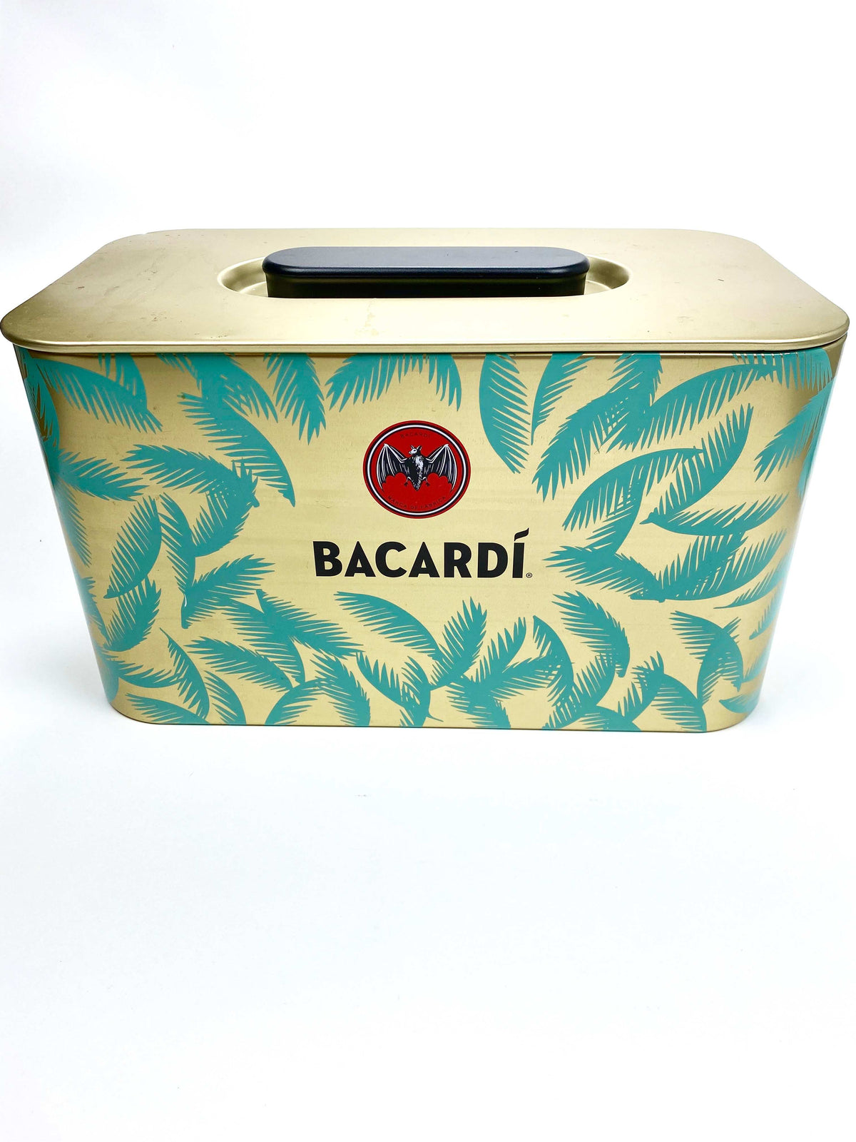 Bacardi Rum Refroidisseur Bac à glaçons Boîte Refroidisseur de bouteilles Palme dorée Menthe