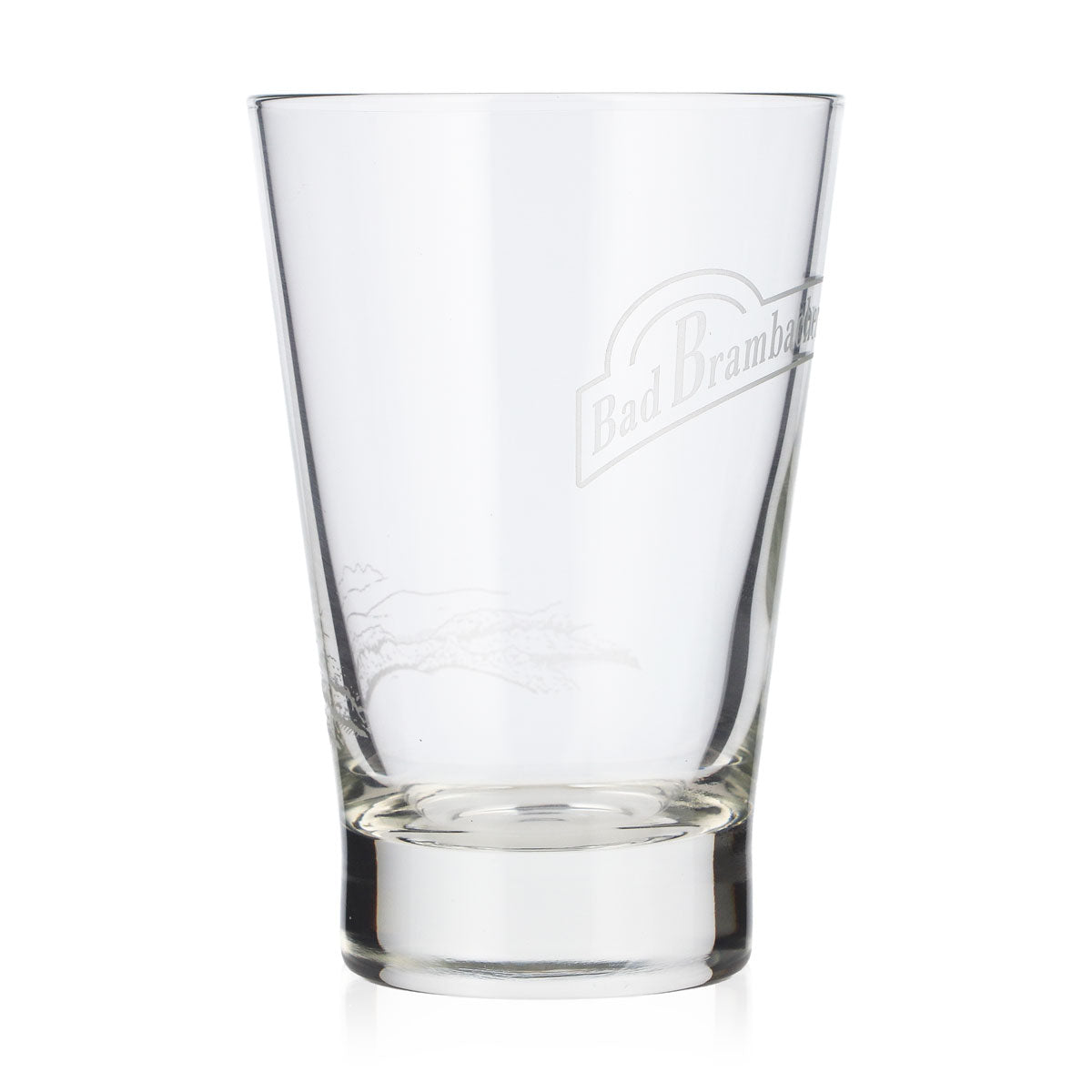 Verre à eau Bad Brambacher 0,23 l, logo blanc, gravure blanche au fond, verre à limonade – Vue 2