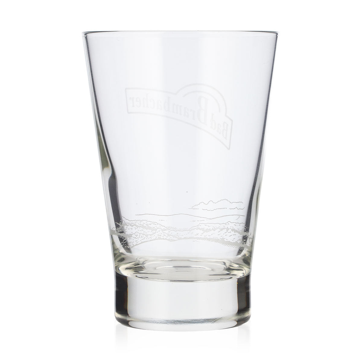 Verre à eau Bad Brambacher 0,23 l, logo blanc, gravure blanche au fond, verre à limonade – Vue 3