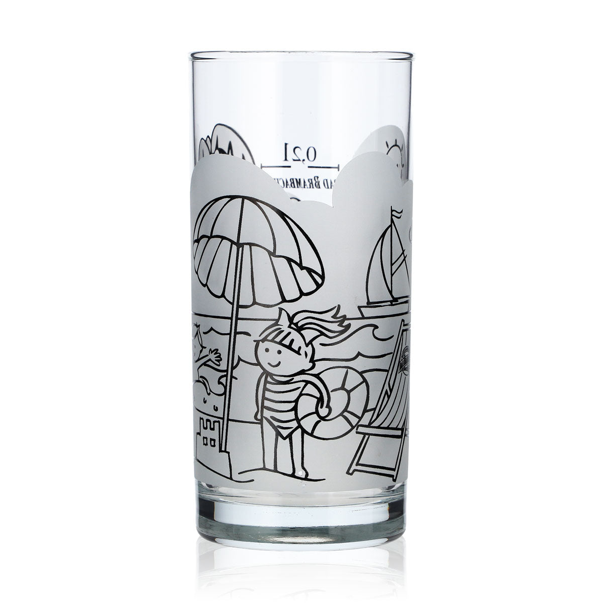 Verre à eau Bad Brambacher, 0,2 l, logo satiné