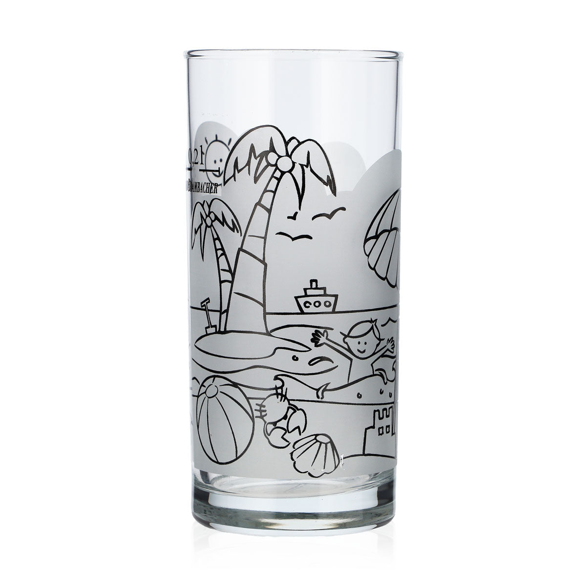 Verre à eau Bad Brambacher, 0,2 l, logo satiné – Vue 2