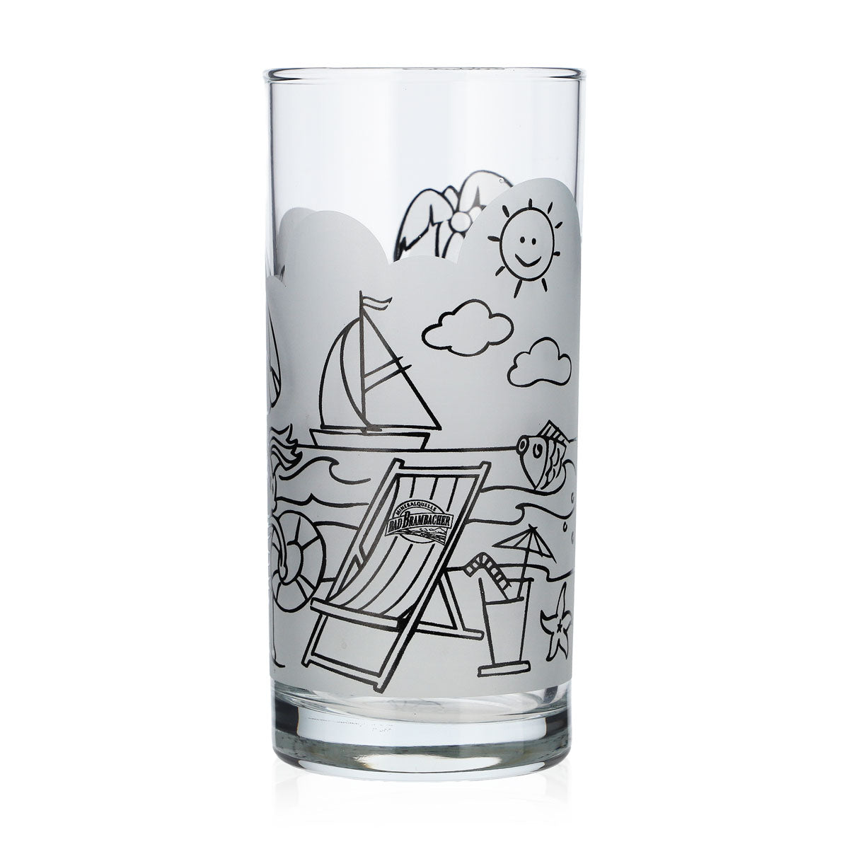 Verre à eau Bad Brambacher, 0,2 l, logo satiné – Vue 4