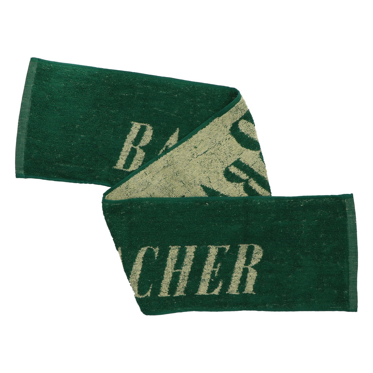 Serviette de bain Bad Brambacher, serviette pour la barbe, verte, neuve, tissu mélangé – Vue 2