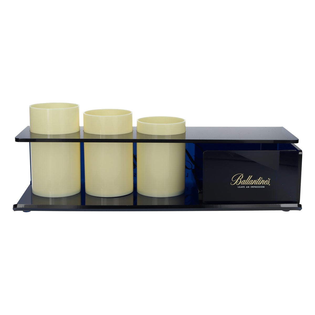 Ballantines Whiskey Barcaddy Porte-bouteilles Accessoires de bar bleu Plastique – Vue 3