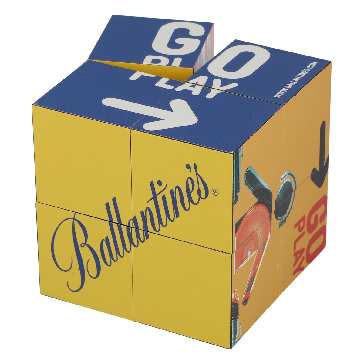 Ballantines Whisky Magic Cube Family Puzzle Cubes – Objet de collection – Vue 3