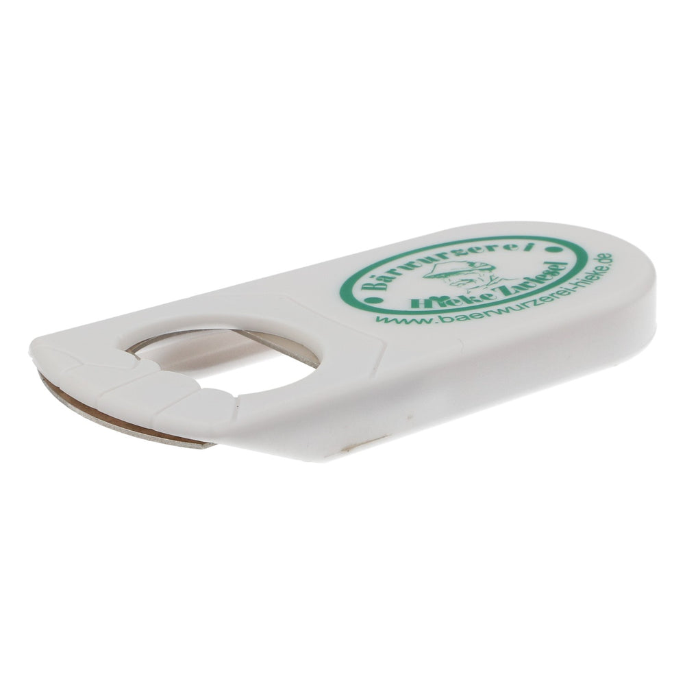 Distillerie Hieke Zwiesel - Liqueur - Décapsuleur - Blanc avec logo vert