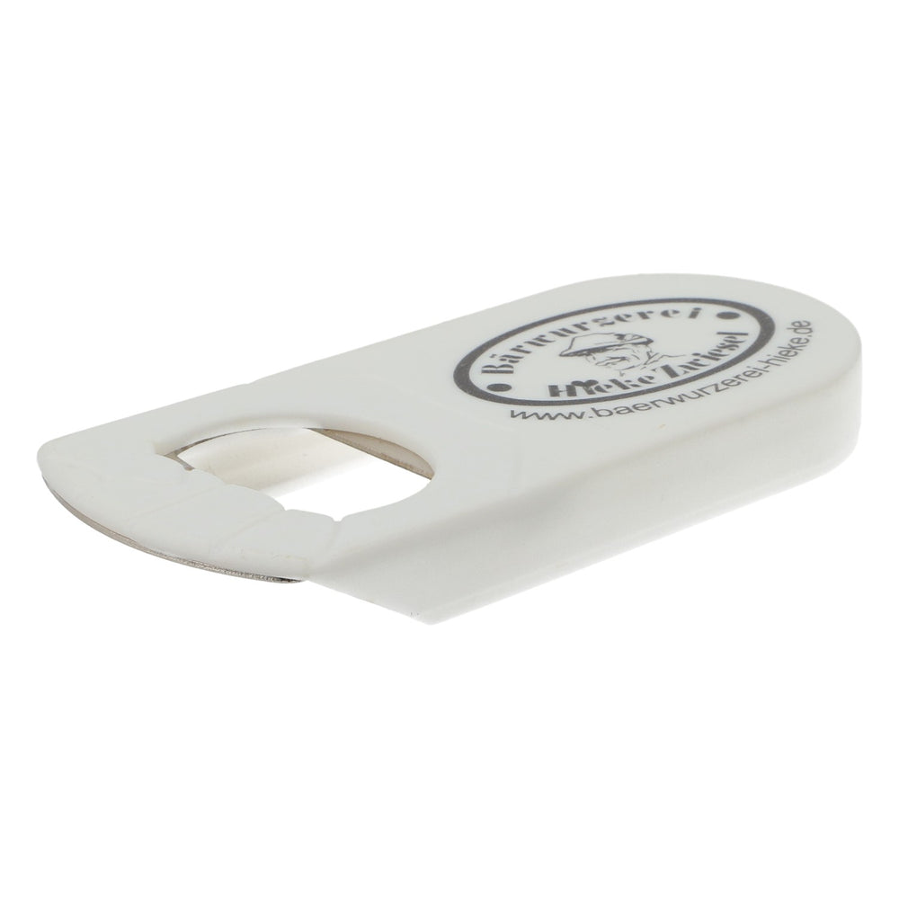 Distillerie Hieke Zwiesel - Ouvre-bouteille et décapsuleur pour liqueur, blanc, avec logo